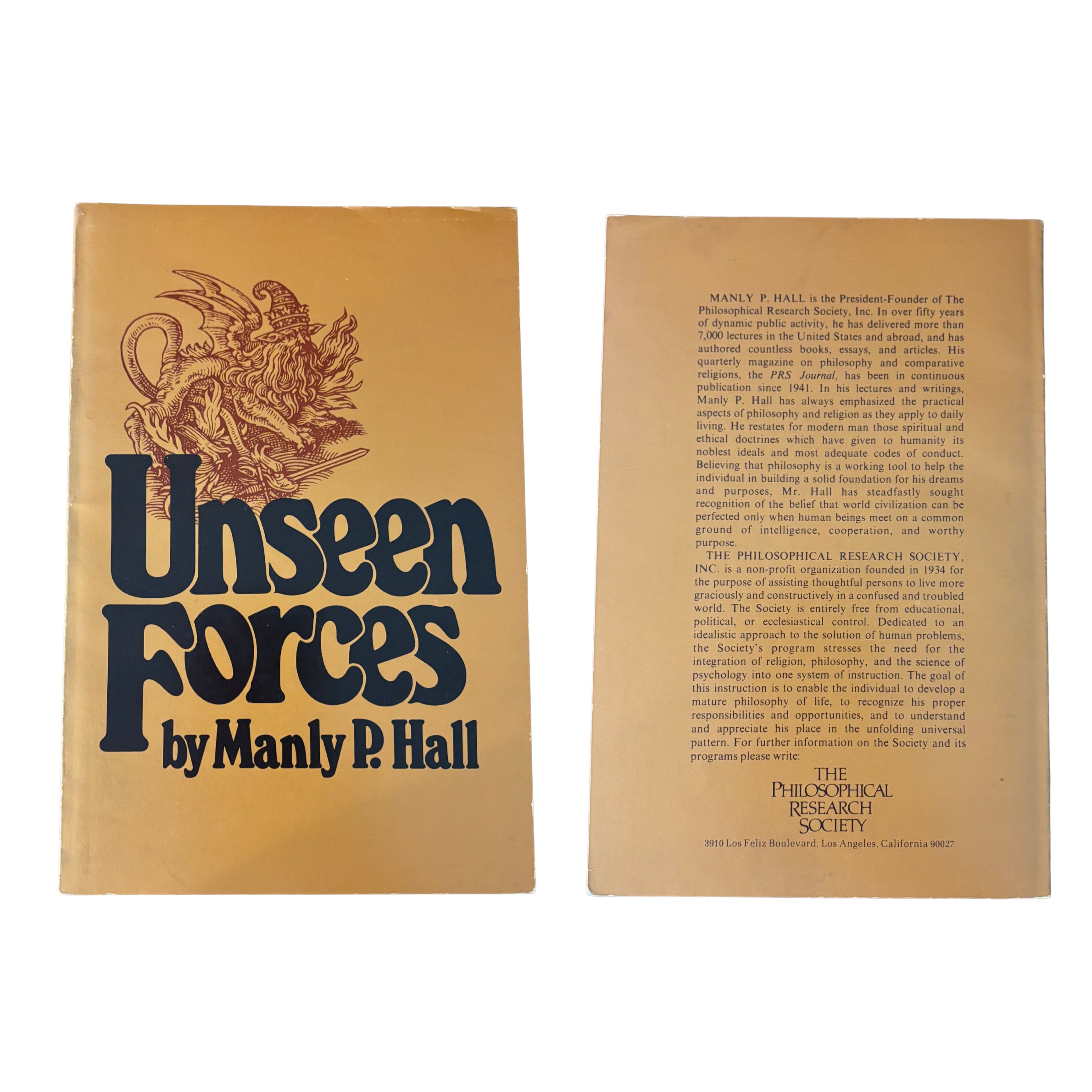 Unseen Forces | Manly P. Hall | 1978 | Pre-Owned-Haus of Darkness, Haus of Light