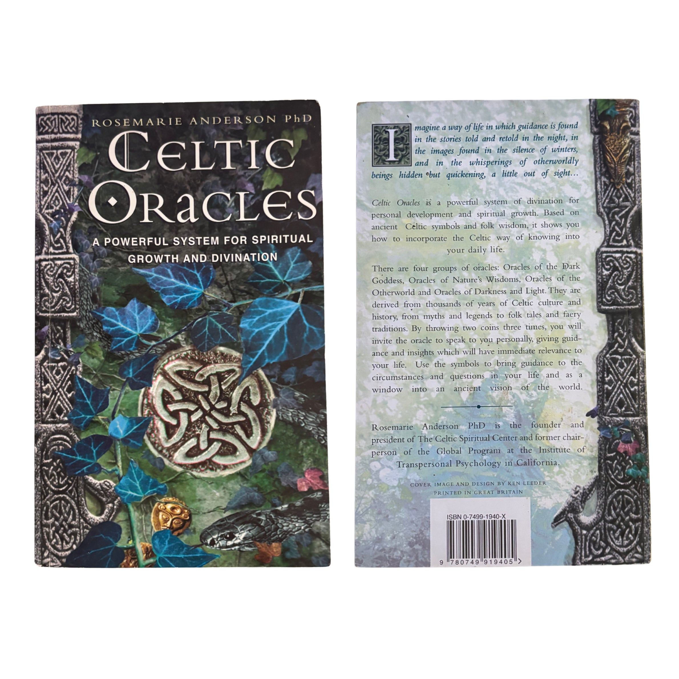 Celtic Oracles | Rosemarie Anderson Phd | 1999| Pre-Owned-Haus of Darkness, Haus of Light