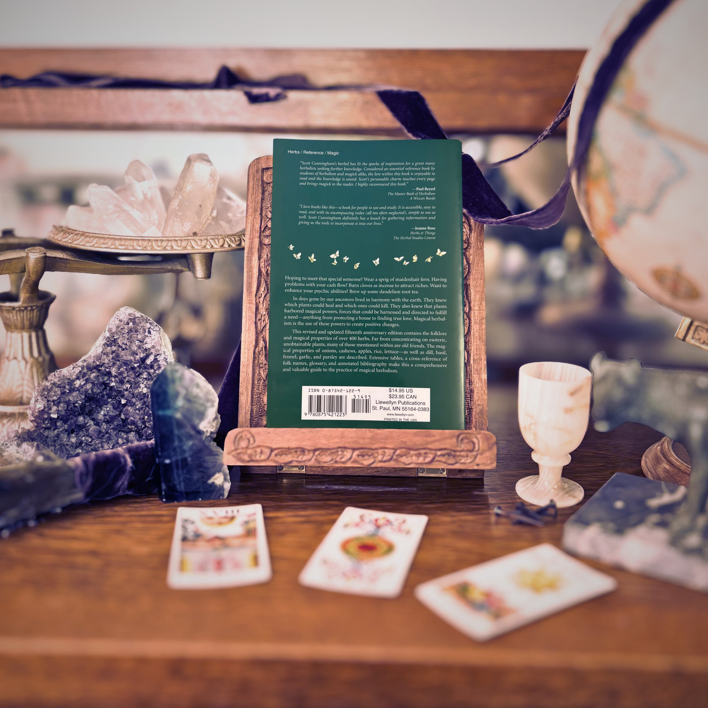 Cunningham's Encyclopedia of Magical Herbs | Scott Cunningham | 1995 | Pre-Owned-Haus of Darkness, Haus of Light