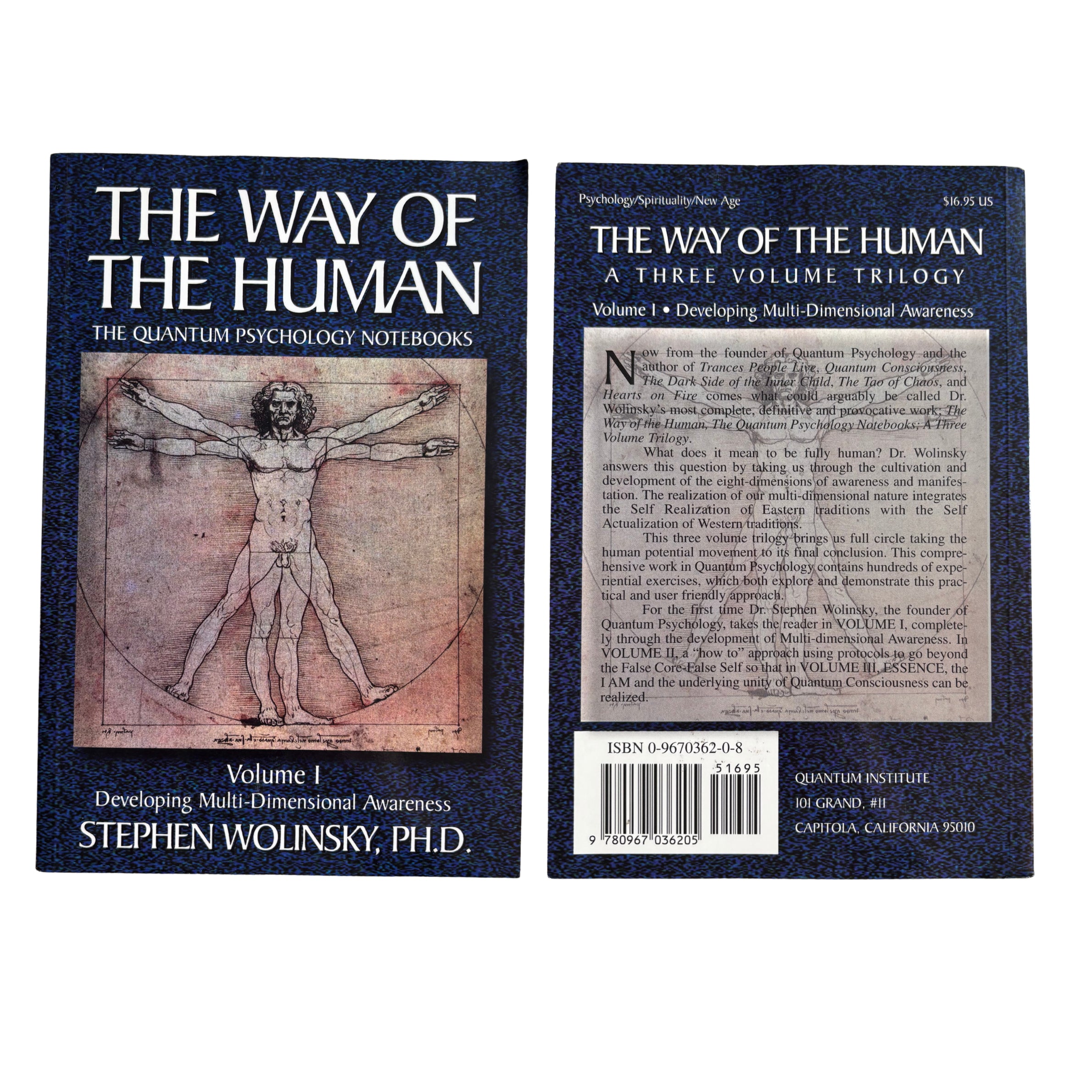 The Way of the Human, The Quantum Psychology Notebooks #1 | Stephen H. Wolinksy | 1999 | Pre-Owned-Haus of Darkness, Haus of Light