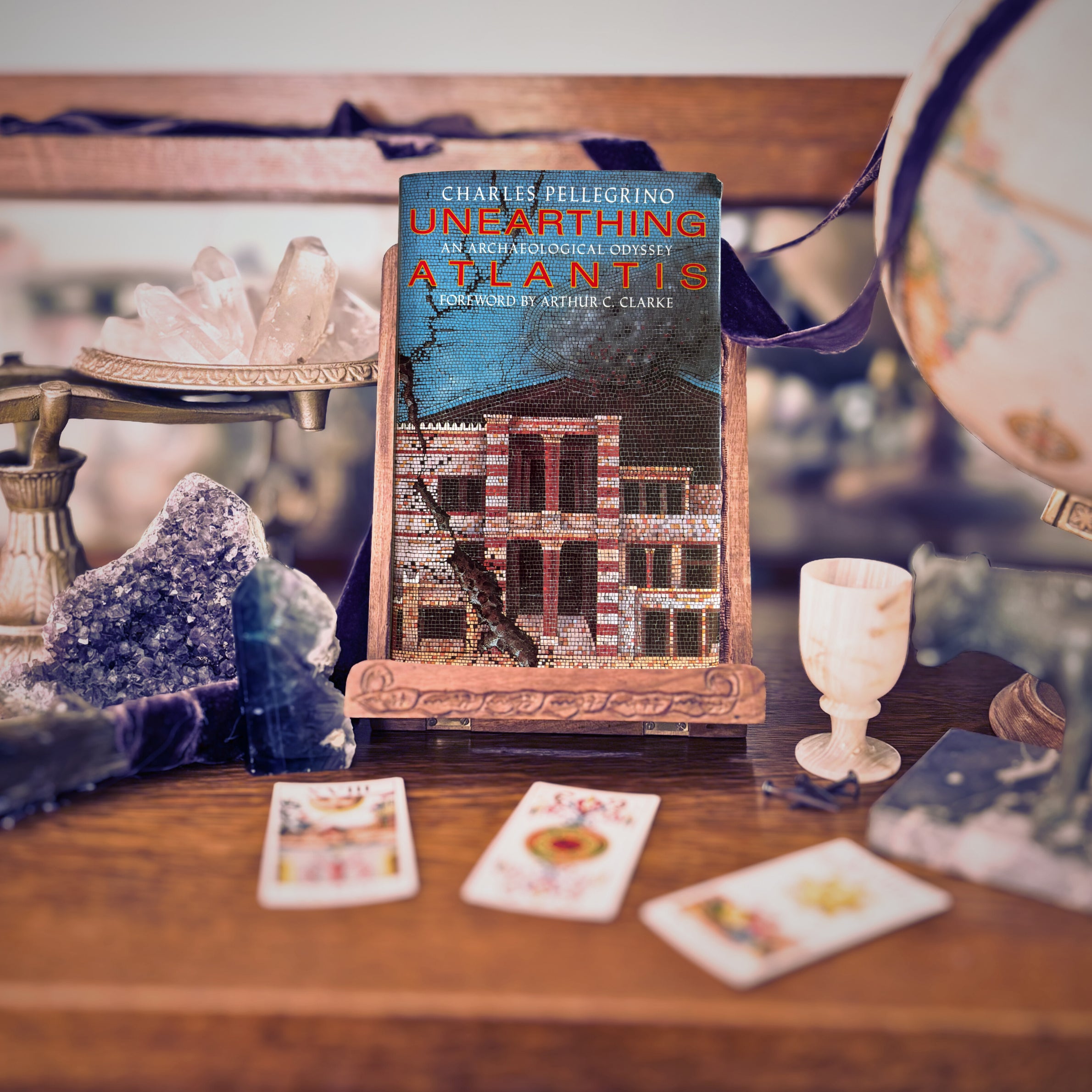 Unearthing Atlantis | Charles Pellegrino | 1993 | Pre-Owned-Haus of Darkness, Haus of Light