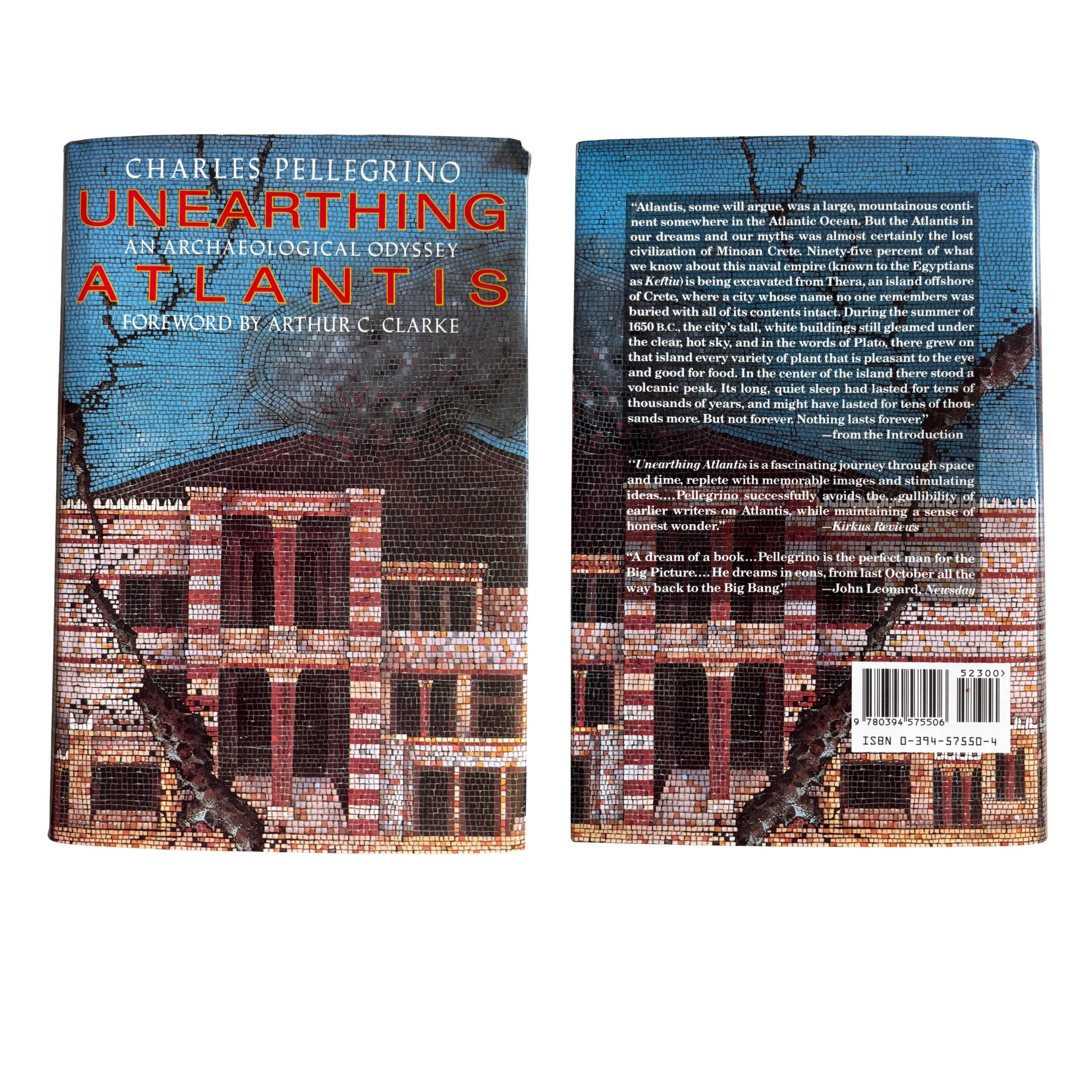 Unearthing Atlantis | Charles Pellegrino | 1993 | Pre-Owned-Haus of Darkness, Haus of Light