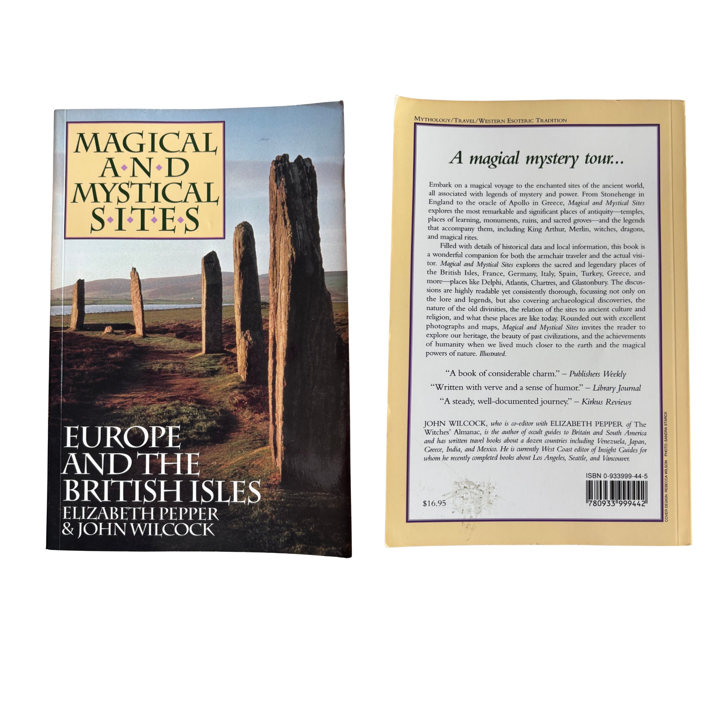 Magical and Mystical Sites: Europe and the British Isles | Elizabeth Pepper & John Wilcock | 2000 | Pre-Owned-Haus of Darkness, Haus of Light