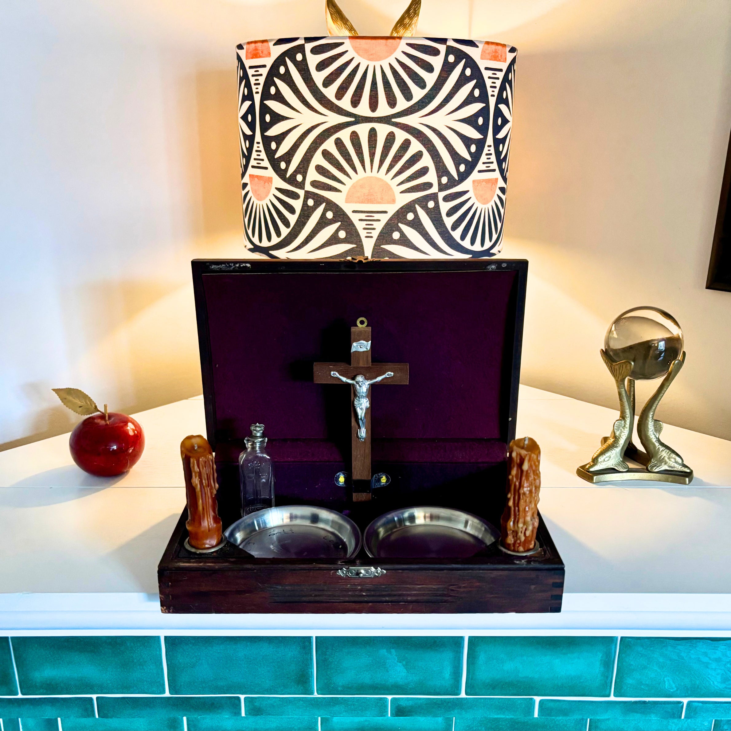 Vintage Last Rites Sick Call Box-Haus of Darkness, Haus of Light