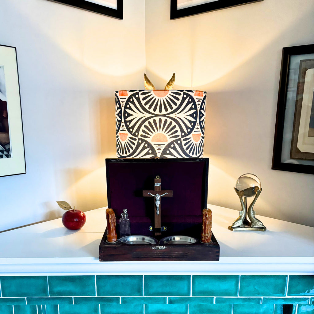 Vintage Last Rites Sick Call Box-Haus of Darkness, Haus of Light