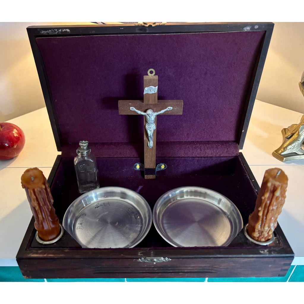 Vintage Last Rites Sick Call Box-Haus of Darkness, Haus of Light