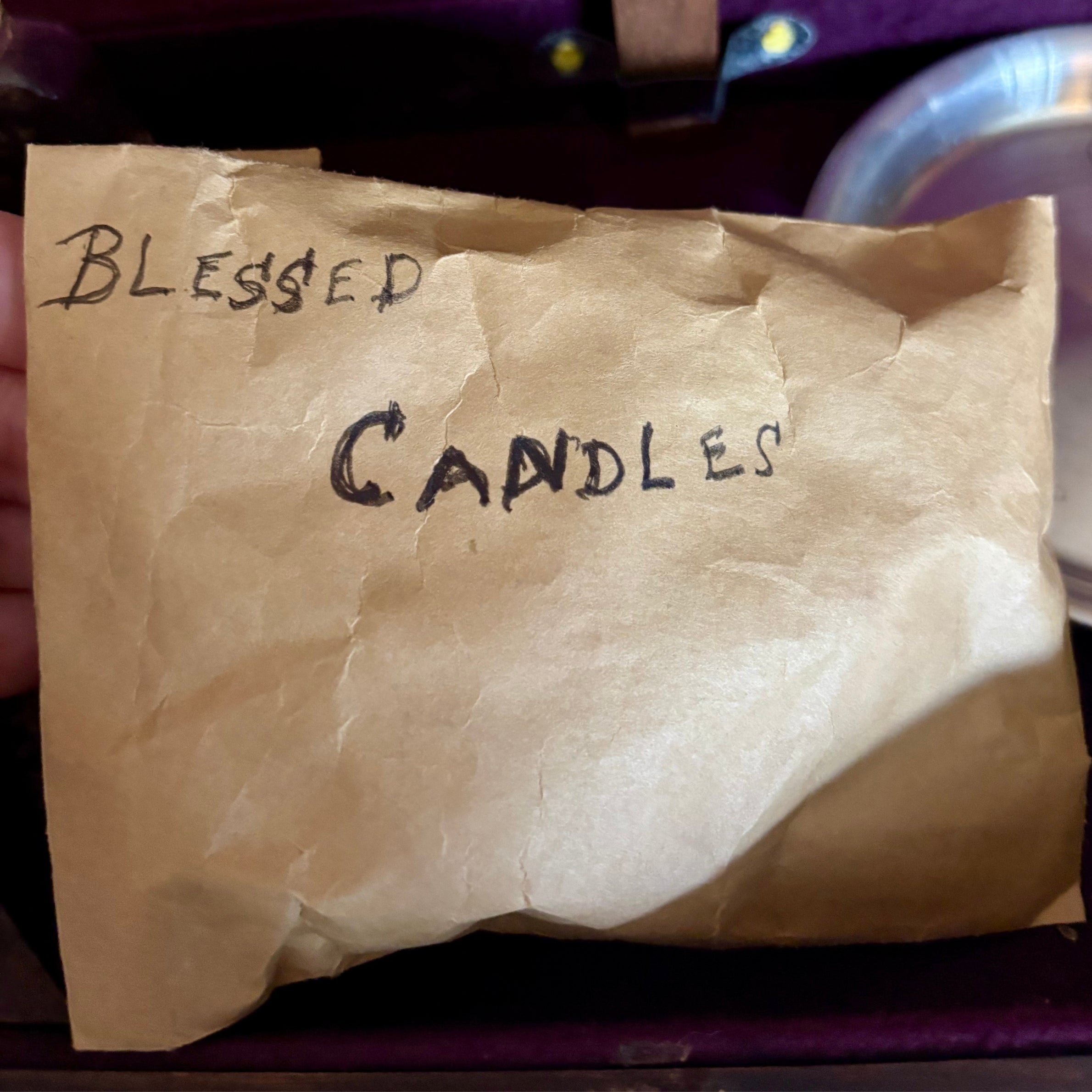 Vintage Last Rites Sick Call Box-Haus of Darkness, Haus of Light