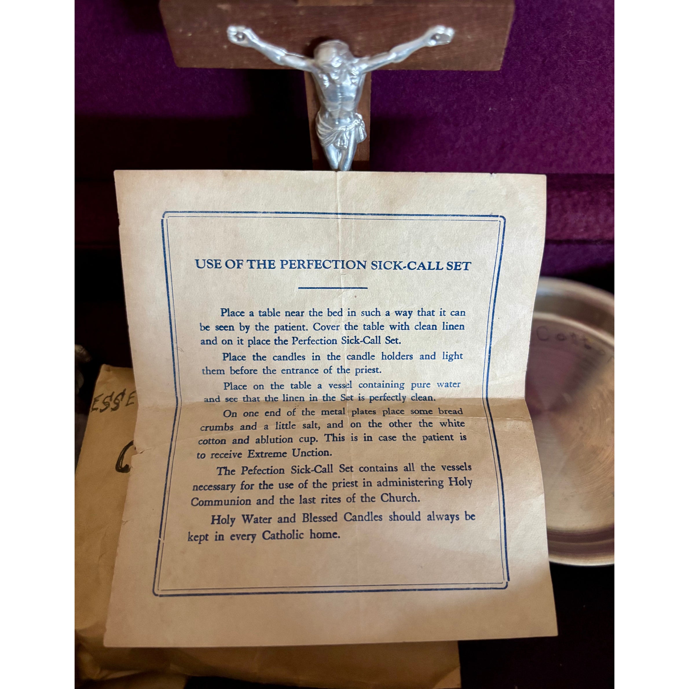 Vintage Last Rites Sick Call Box-Haus of Darkness, Haus of Light