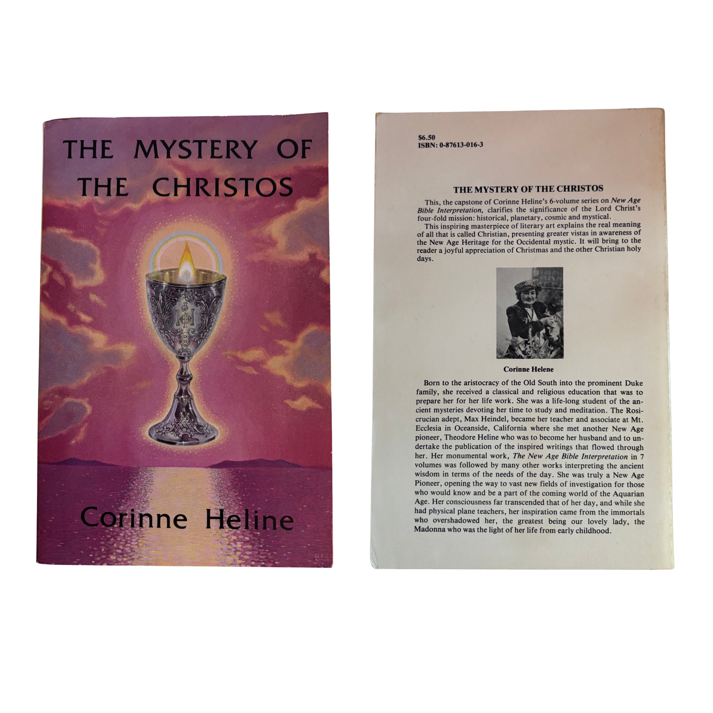 The Mystery of the Christos | Corrine Heline | 1978 | Pre-Owned-Haus of Darkness, Haus of Light