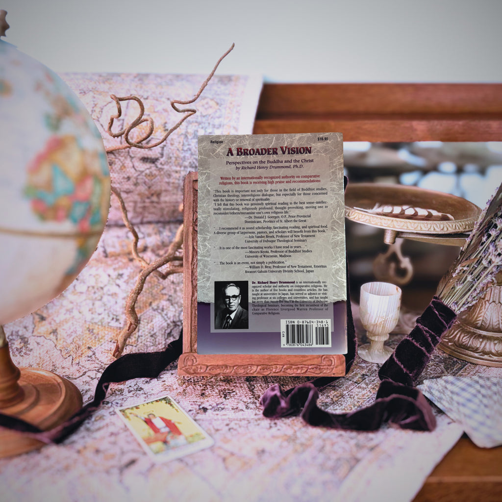 A Broader Vision: Perspectives on Buddha and the Christ | Richard Henry Drummond, PhD | 1995 | Pre-Owned-Haus of Darkness, Haus of Light