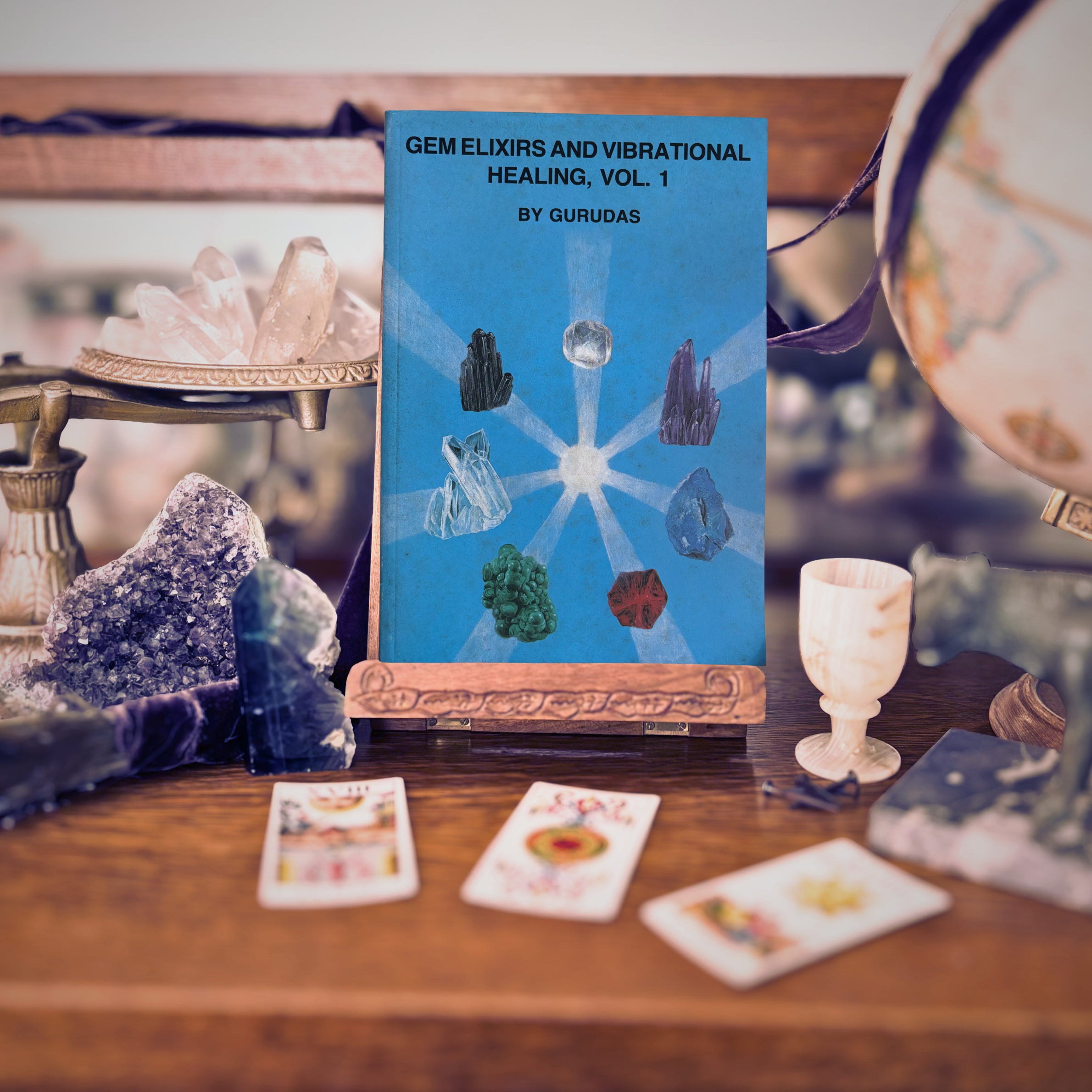 Gem Elixirs and Vibrational Healing Vol 1 & 2 | Gurudas | 1985 & 1986 | Pre-Owned-Haus of Darkness, Haus of Light