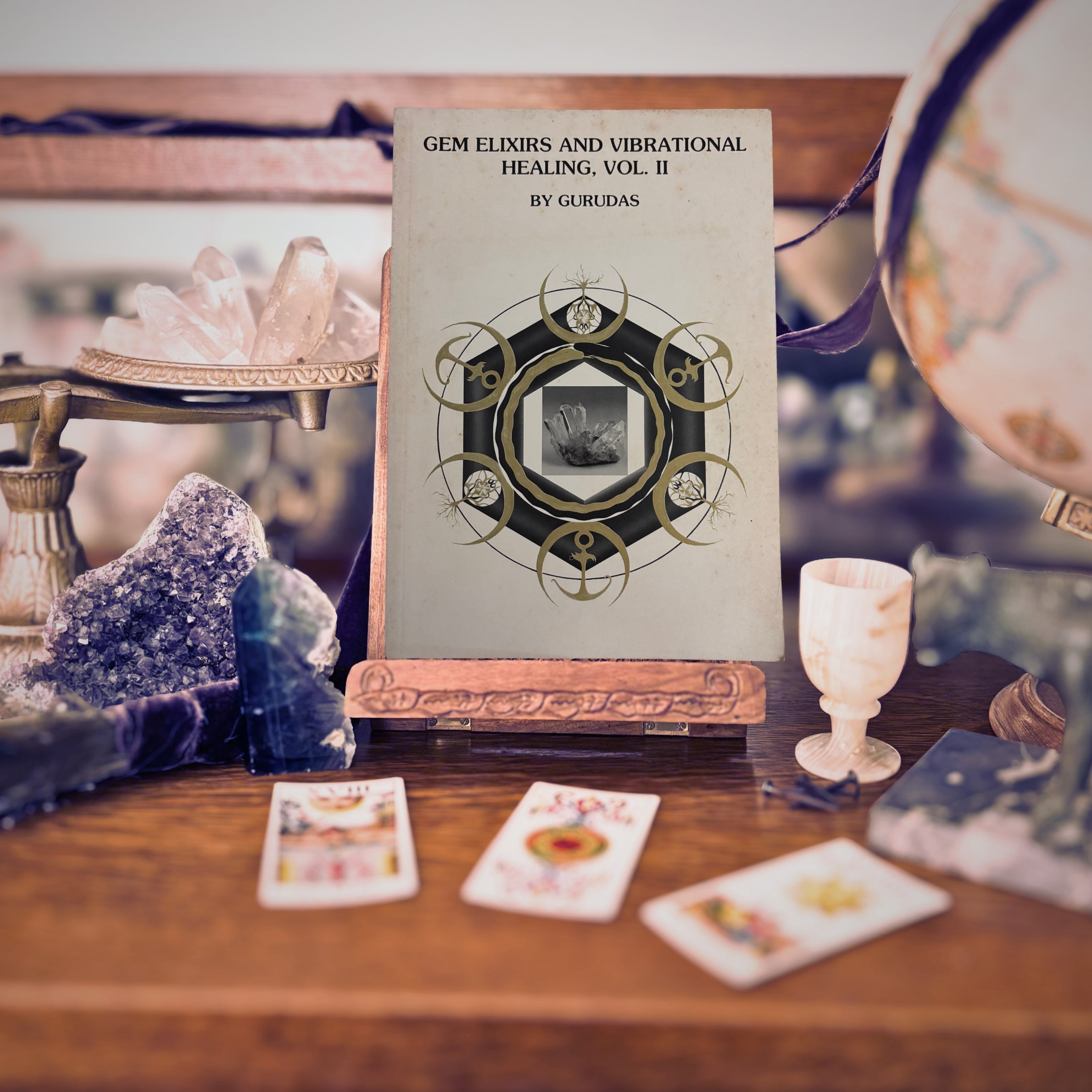 Gem Elixirs and Vibrational Healing Vol 1 & 2 | Gurudas | 1985 & 1986 | Pre-Owned-Haus of Darkness, Haus of Light