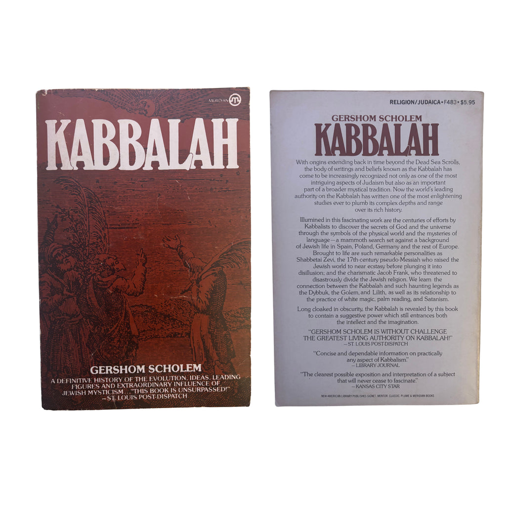 Kabbalah | Gershom Scholem | 1978 | Pre-Owned-Haus of Darkness, Haus of Light