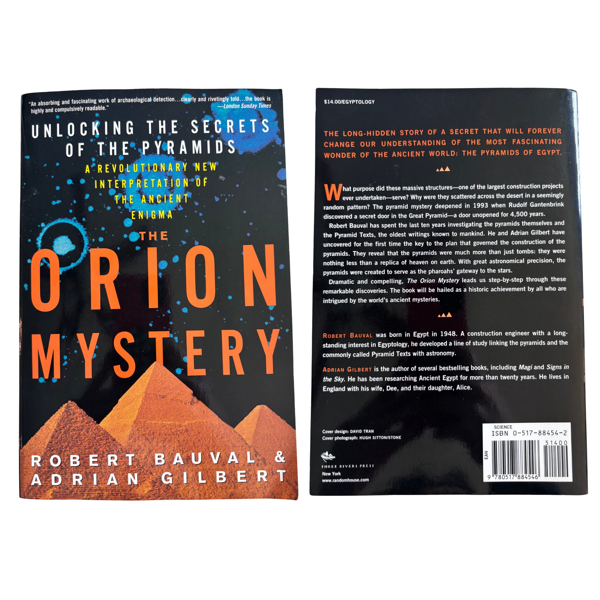 The Orion Mystery Unlocking the Secrets of the Pyramids | Robert Bauval & Adrian Gilbert | 1995 | Pre-Owned-Haus of Darkness, Haus of Light
