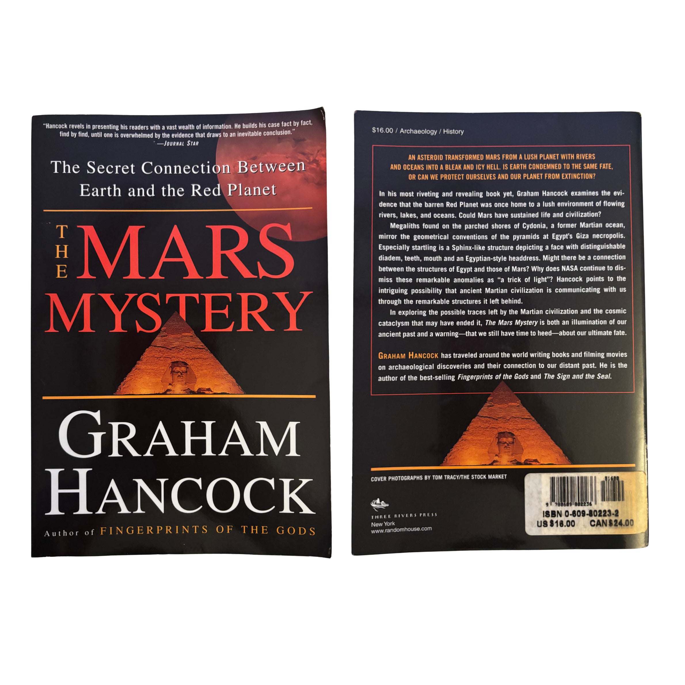 The Mars Mystery: The Secret Connection Between Earth and the Red Planet | Graham Hancock | 1998 | Pre-Owned-Haus of Darkness, Haus of Light