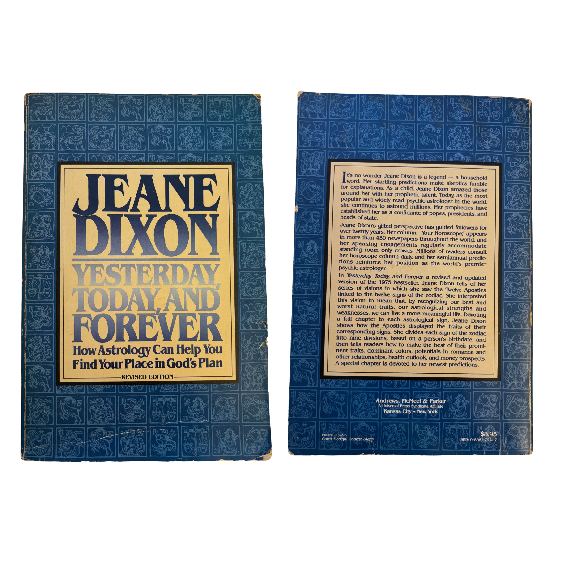 Yesterday, Today and Forever: How Astrology Can Help You Find Your Place in Gods Plan | Jeane Dixon | 1987 | Pre-Owned-Haus of Darkness, Haus of Light