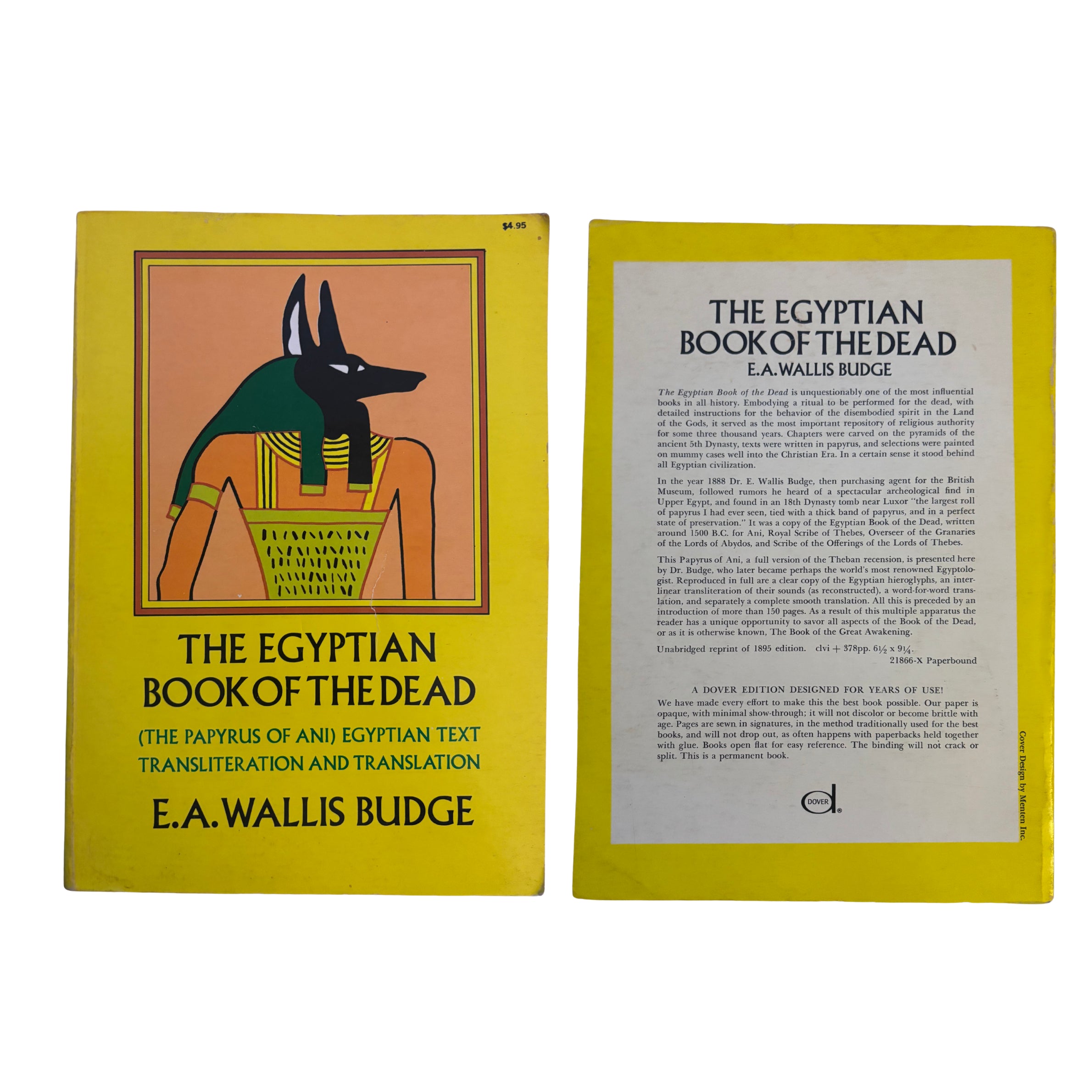the Egyptian Book of the Dead | E. A. Wallis Budge | 1967 | Pre-Owned-Haus of Darkness, Haus of Light