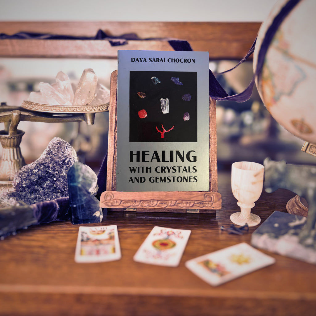 Healing with Crystals and Gemstone | Daya Sarai Chocron | 2003 | Pre-Owned-Haus of Darkness, Haus of Light
