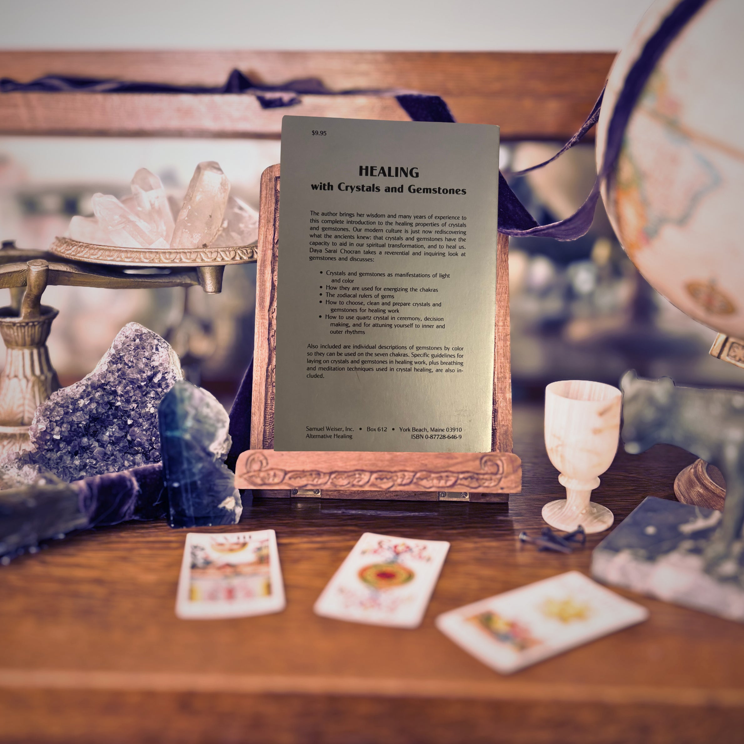 Healing with Crystals and Gemstone | Daya Sarai Chocron | 2003 | Pre-Owned-Haus of Darkness, Haus of Light