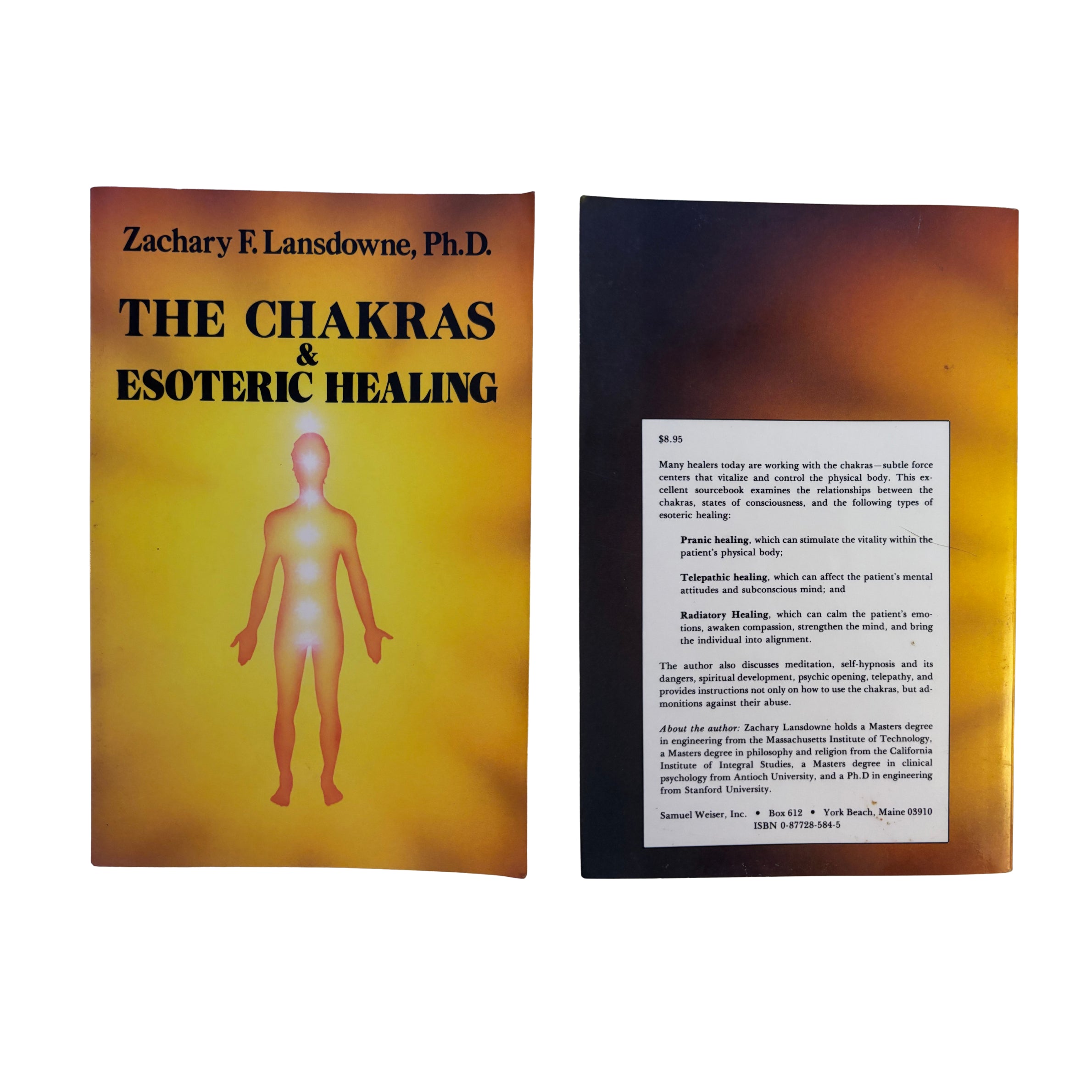 The Chakras and Esoteric Healing Zachary F. Lansdowne Phd | 1986 | Pre-Owned-Haus of Darkness, Haus of Light
