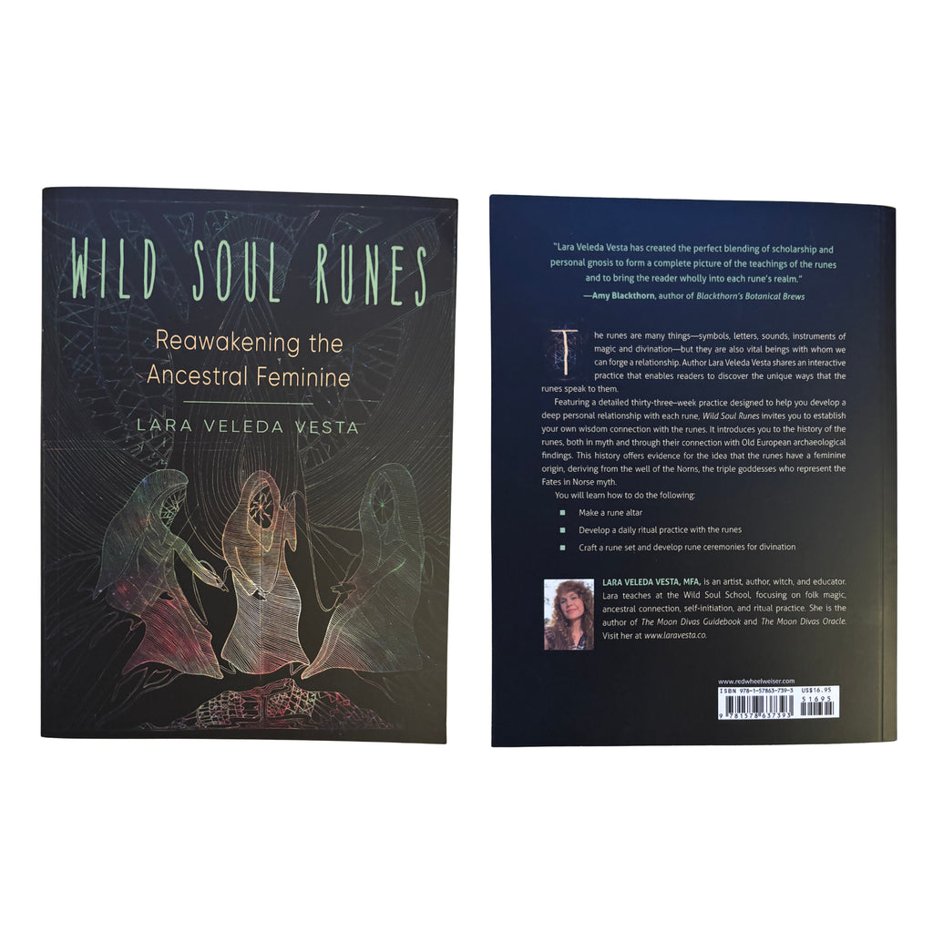 Wild Soul Runes: Reawakening the Ancestral Feminine | Lara Veleda Vesta | 2021 | Pre-Owned-Haus of Darkness, Haus of Light