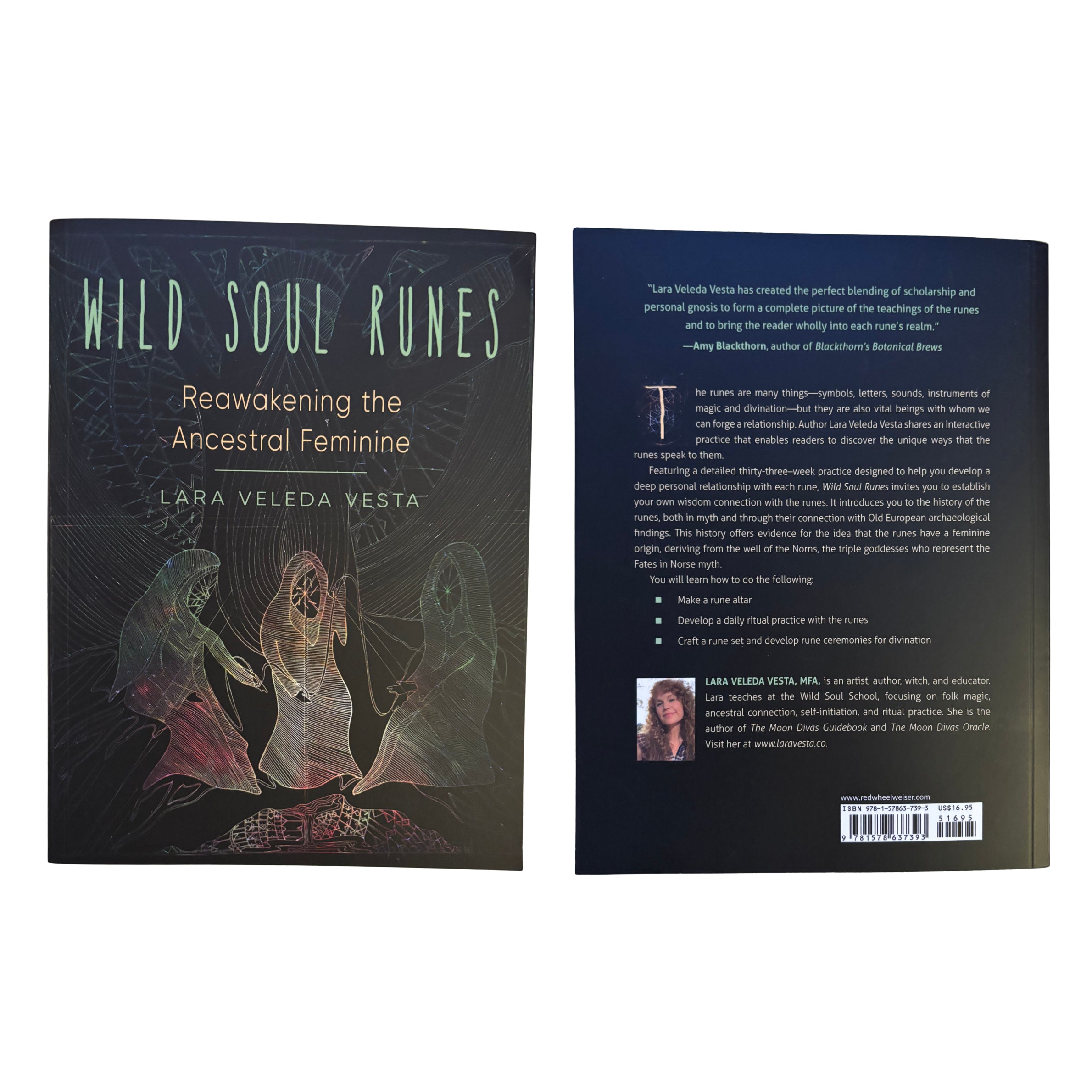 Wild Soul Runes: Reawakening the Ancestral Feminine | Lara Veleda Vesta | 2021 | Pre-Owned-Haus of Darkness, Haus of Light