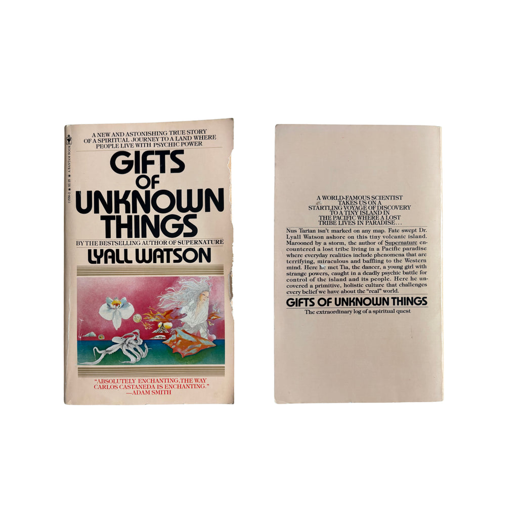 Gifts of Unknown Things | Lyall Watson | 1976 | Pre-Owned-Haus of Darkness, Haus of Light