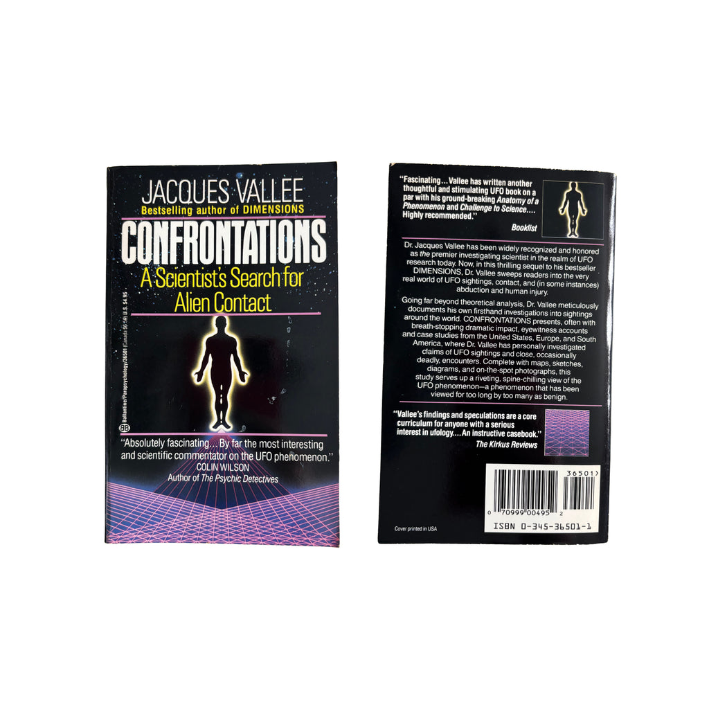 Confrontations: A Scientists Search for Alien Contact | Jacques Vallee | 1991 | Pre-Owned-Haus of Darkness, Haus of Light