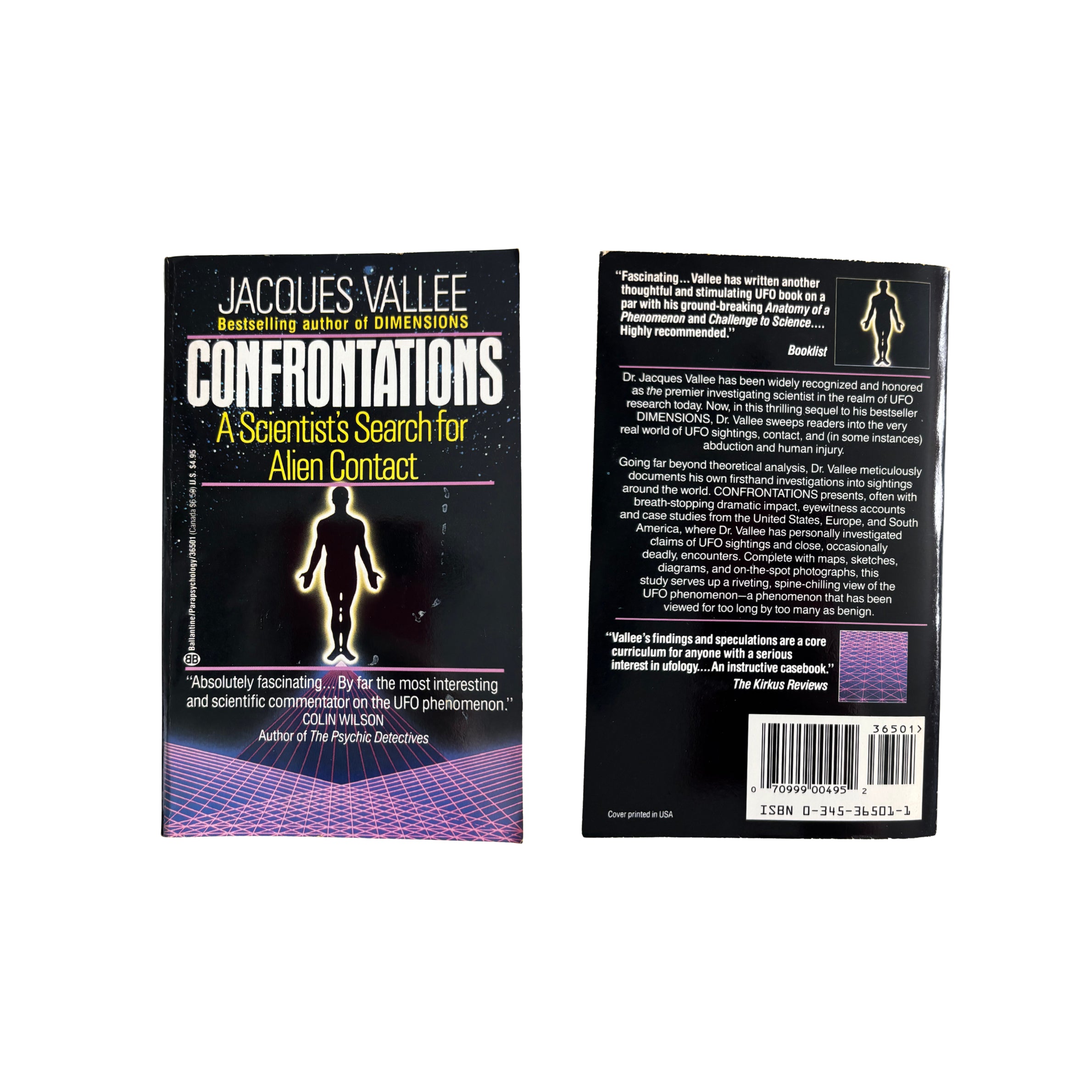 Confrontations: A Scientists Search for Alien Contact | Jacques Vallee | 1991 | Pre-Owned-Haus of Darkness, Haus of Light