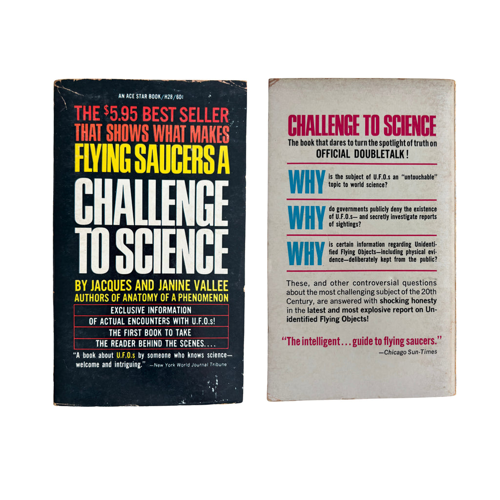 Flying Saucers a Challenge to Science | Jacques & Janine Vallee | 1966 | Pre-Owned-Haus of Darkness, Haus of Light
