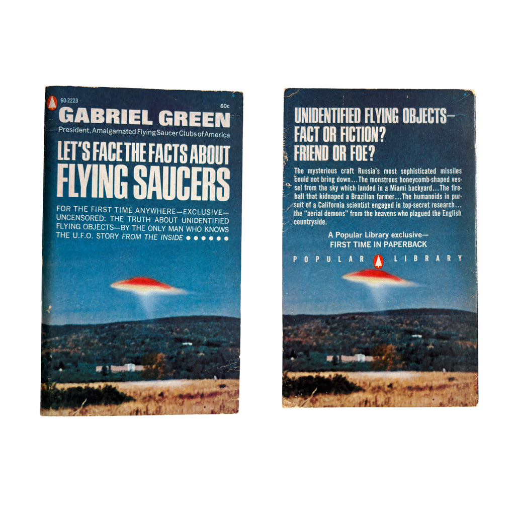 Lets Face the Facts about Flying Saucers | Gabriel Green | 1967 | Pre-Owned-Haus of Darkness, Haus of Light