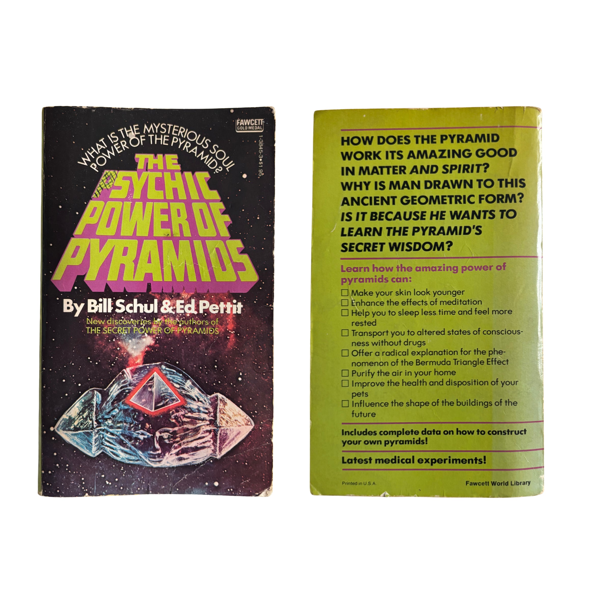 The Psychic Power of Pyramids | Bill Schul & Ed Pettit | 1976 | Pre-Owned-Haus of Darkness, Haus of Light