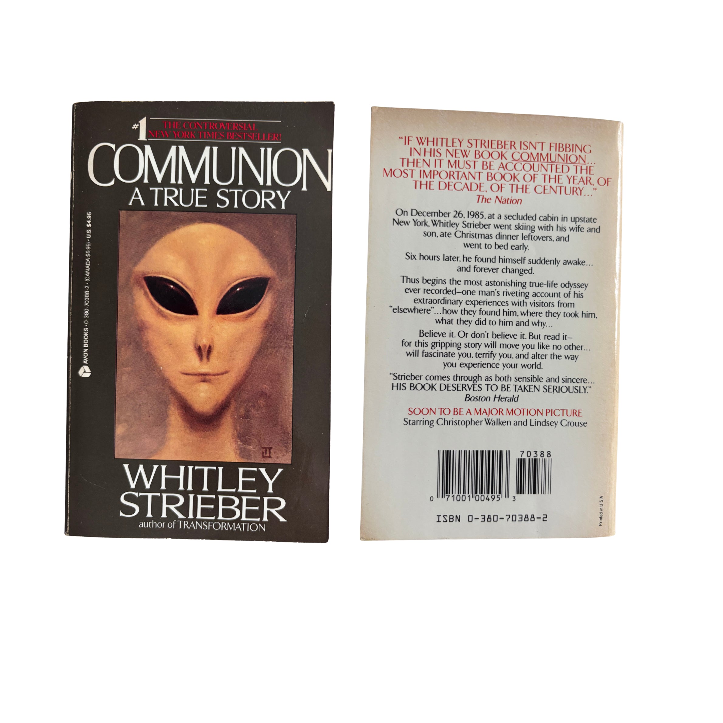 Communion | Whitley Strieber | 1987 | Pre-Owned-Haus of Darkness, Haus of Light