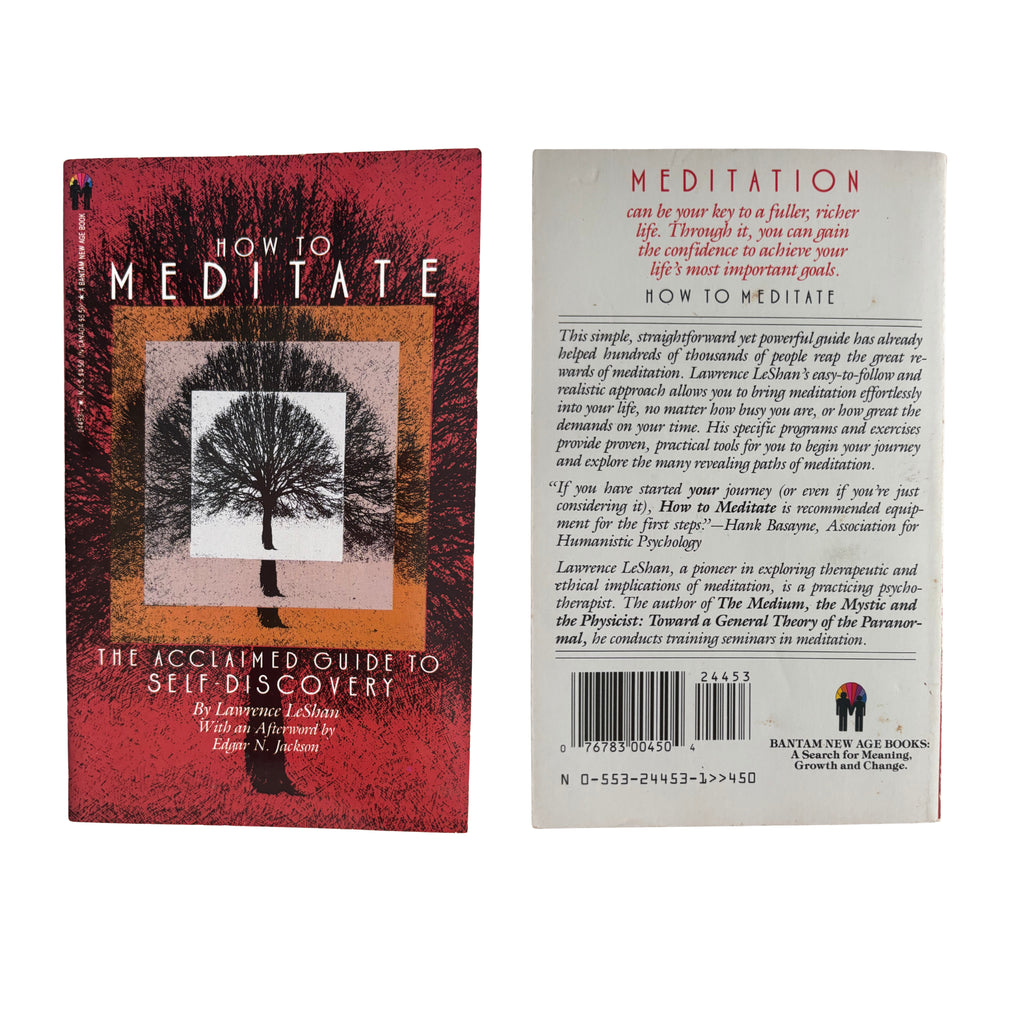 How to Meditate | Lawrence LeShan | 1988 | Pre-Owned-Haus of Darkness, Haus of Light