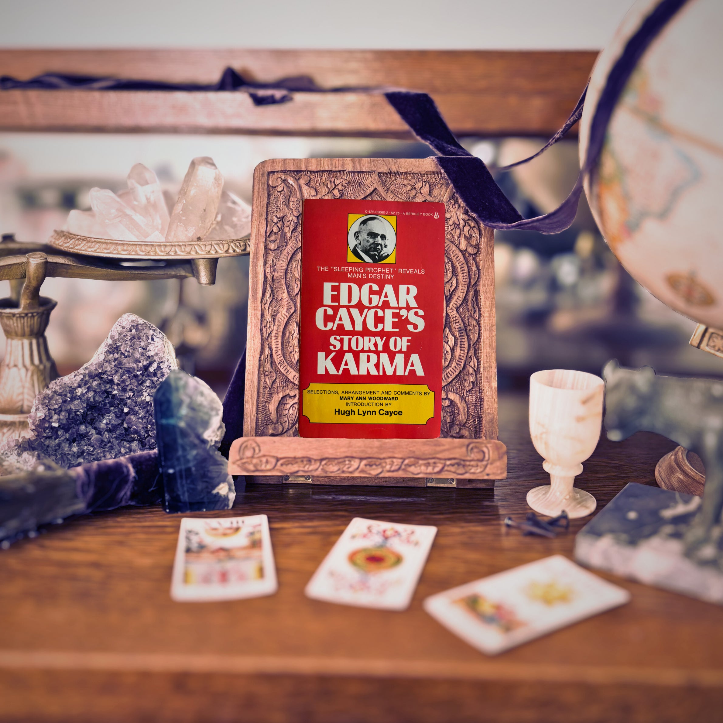 Edgar Cayce's Story of Karma | Mary Ann Woodward | 1984 | Pre-Owned-Haus of Darkness, Haus of Light