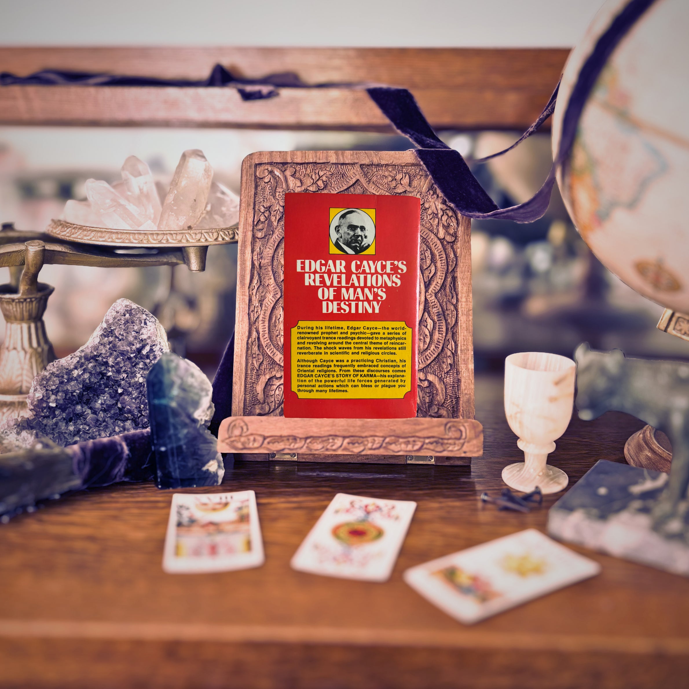 Edgar Cayce's Story of Karma | Mary Ann Woodward | 1984 | Pre-Owned-Haus of Darkness, Haus of Light