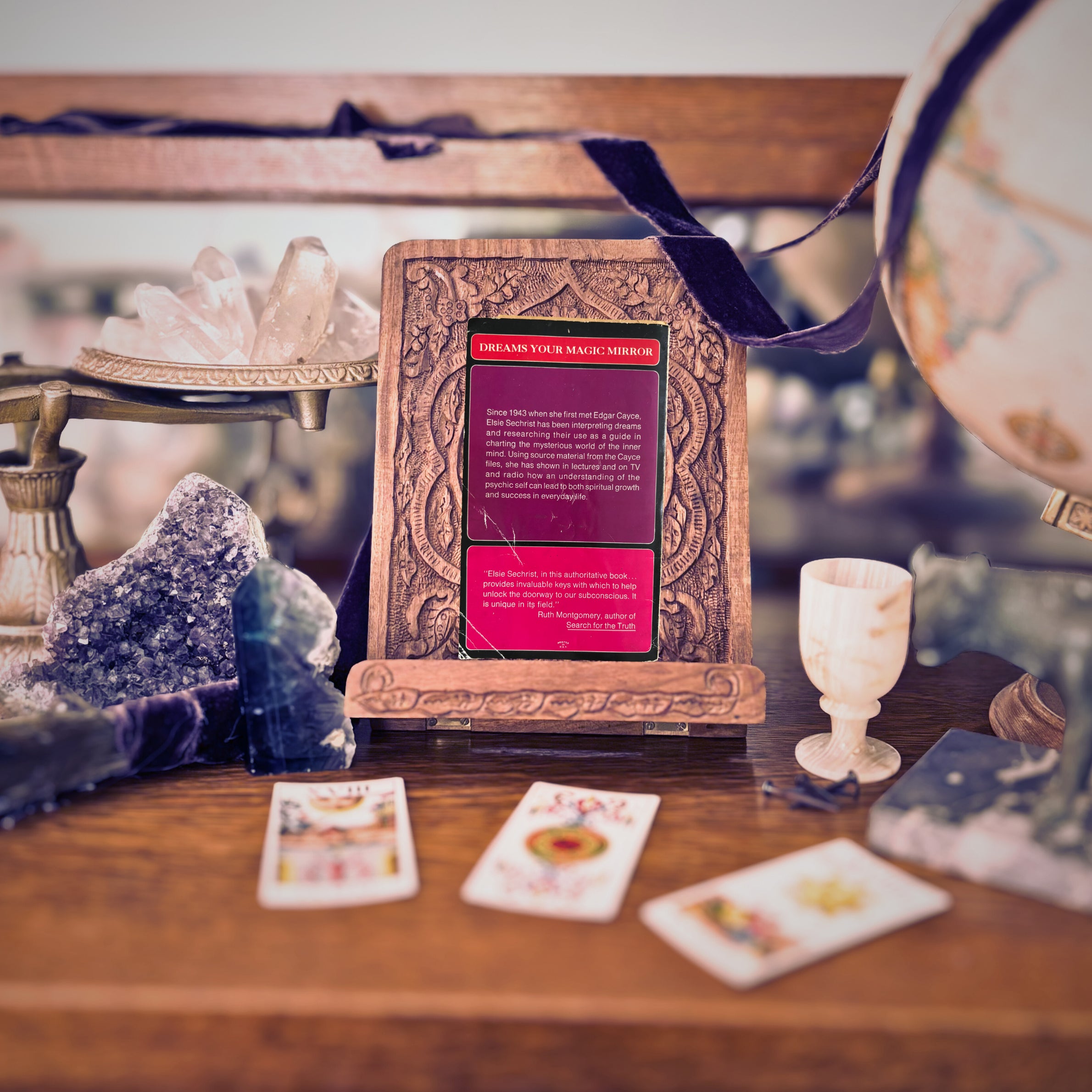 Dreams Your Magic Mirror: With Interpretations of Edgar Cayce | Elise Seacrest | 1974 | Pre-Owned-Haus of Darkness, Haus of Light