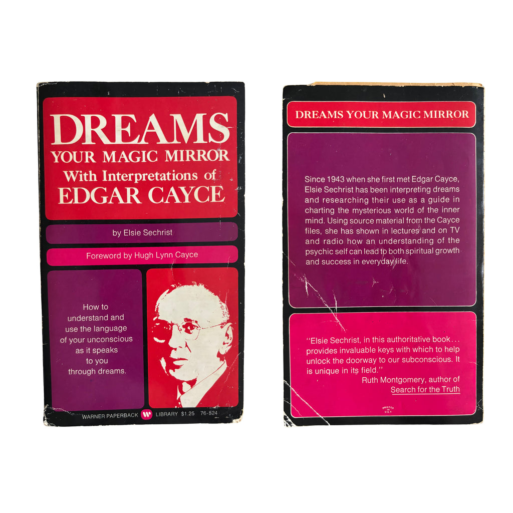 Dreams Your Magic Mirror: With Interpretations of Edgar Cayce | Elise Seacrest | 1974 | Pre-Owned-Haus of Darkness, Haus of Light