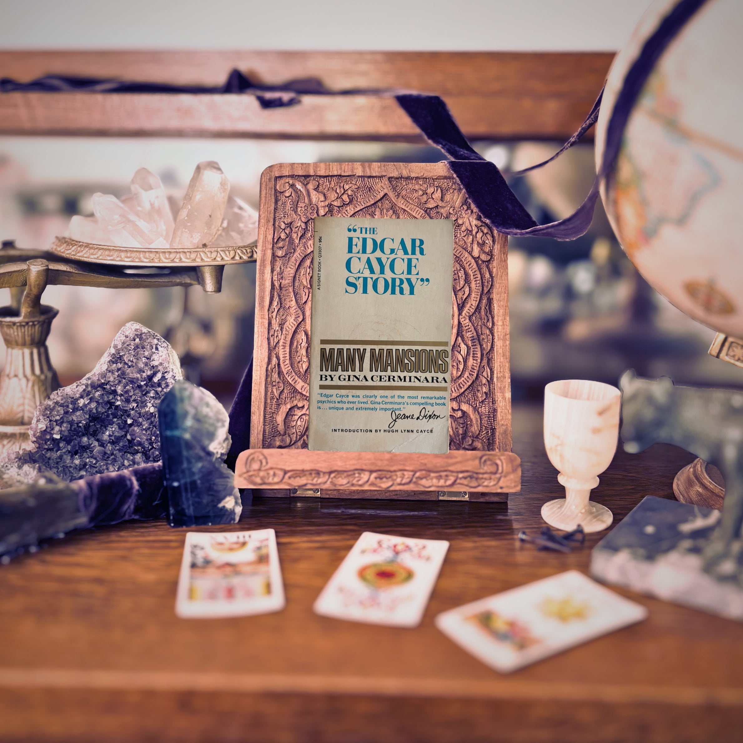 Many Mansions The Edgar Cayce Story | Gina Cerminara  | Pre-Owned-Haus of Darkness, Haus of Light