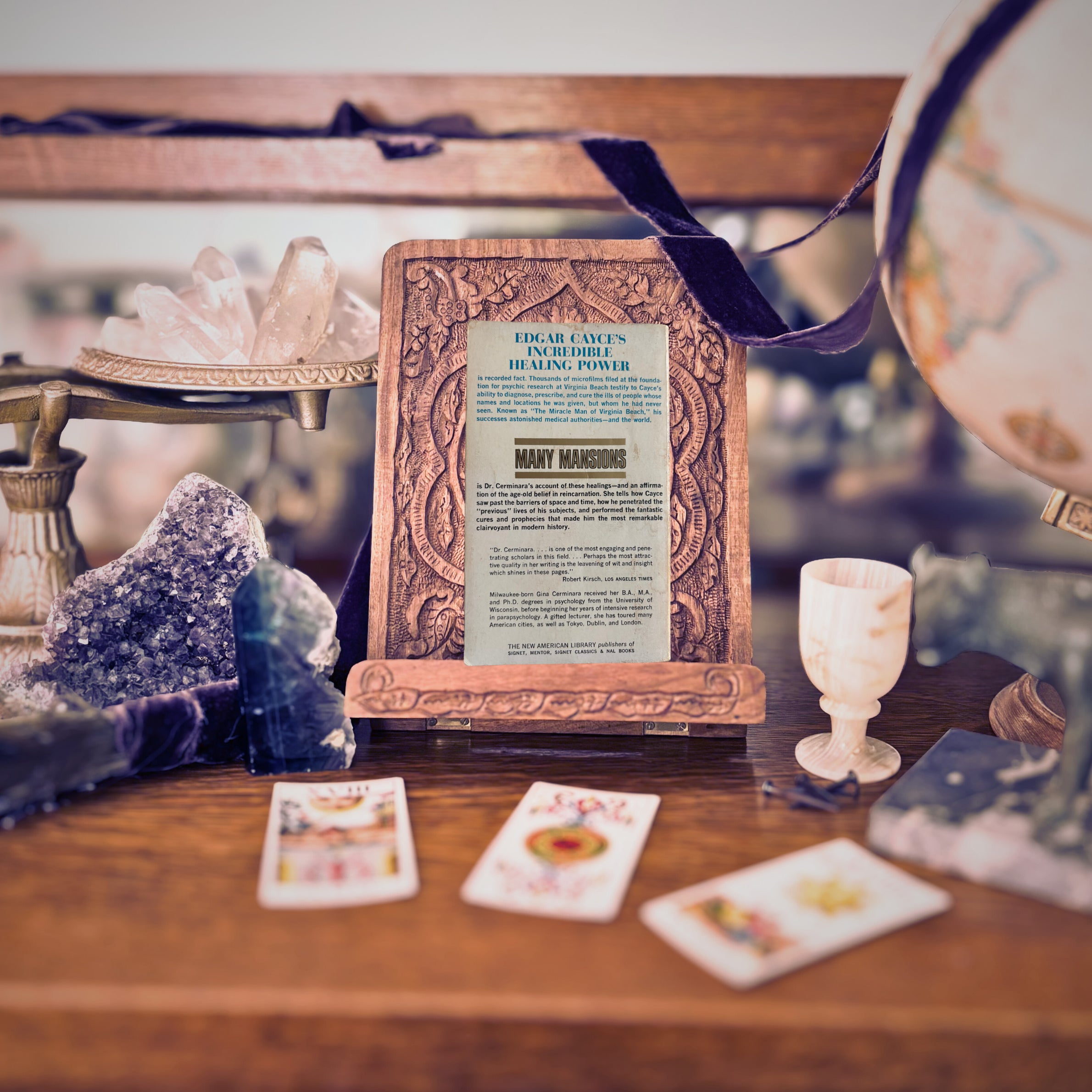 Many Mansions The Edgar Cayce Story | Gina Cerminara  | Pre-Owned-Haus of Darkness, Haus of Light