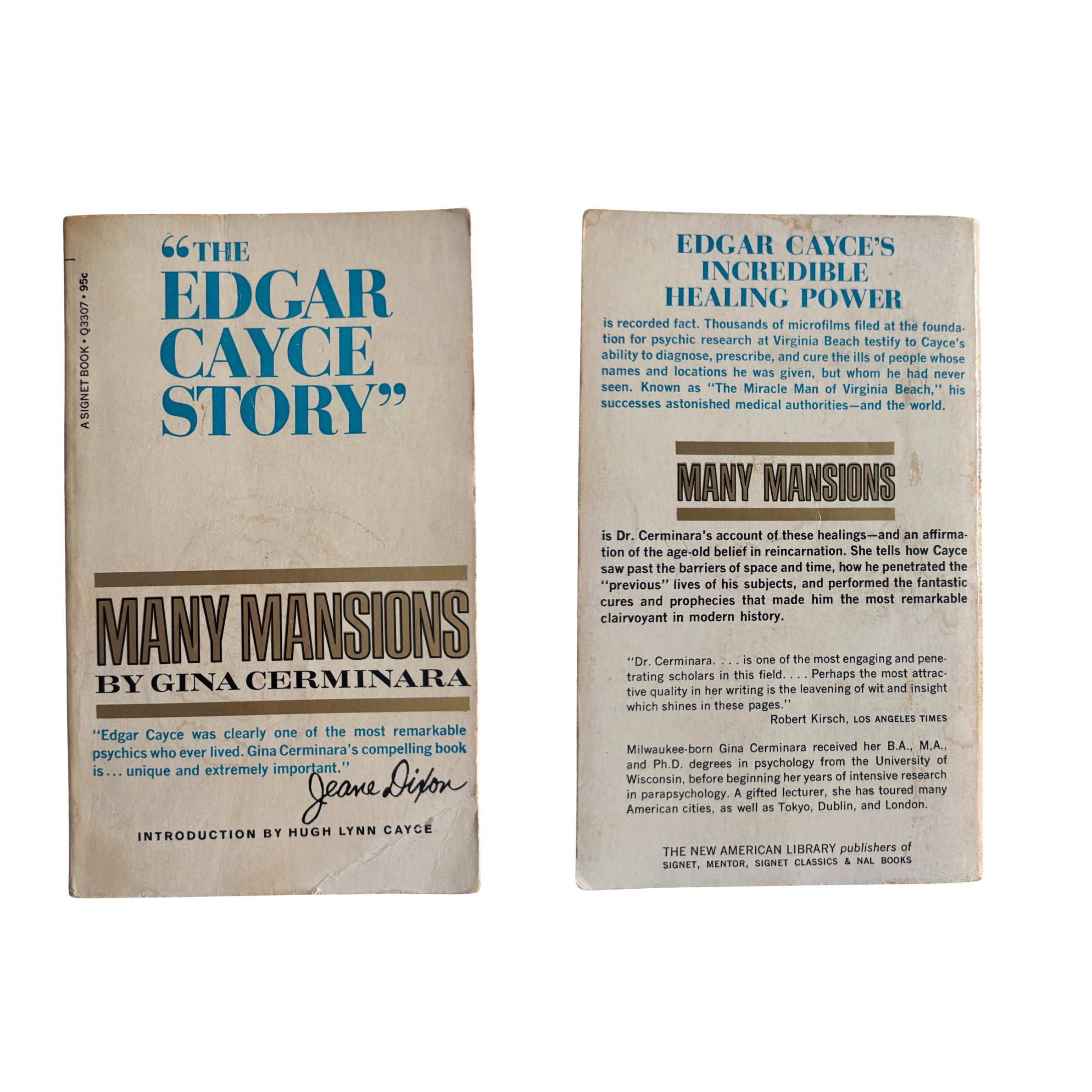 Many Mansions The Edgar Cayce Story | Gina Cerminara  | Pre-Owned-Haus of Darkness, Haus of Light