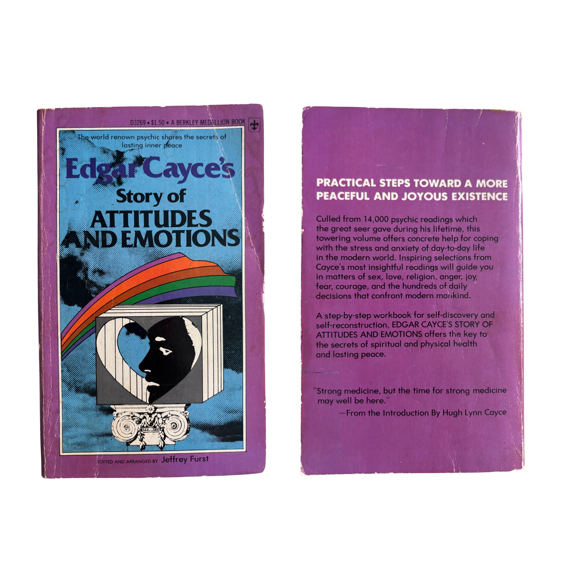 Edgar Cayce's Story of Attitudes and Emotions | Jeffery Furst | 1987 | Pre-Owned-Haus of Darkness, Haus of Light