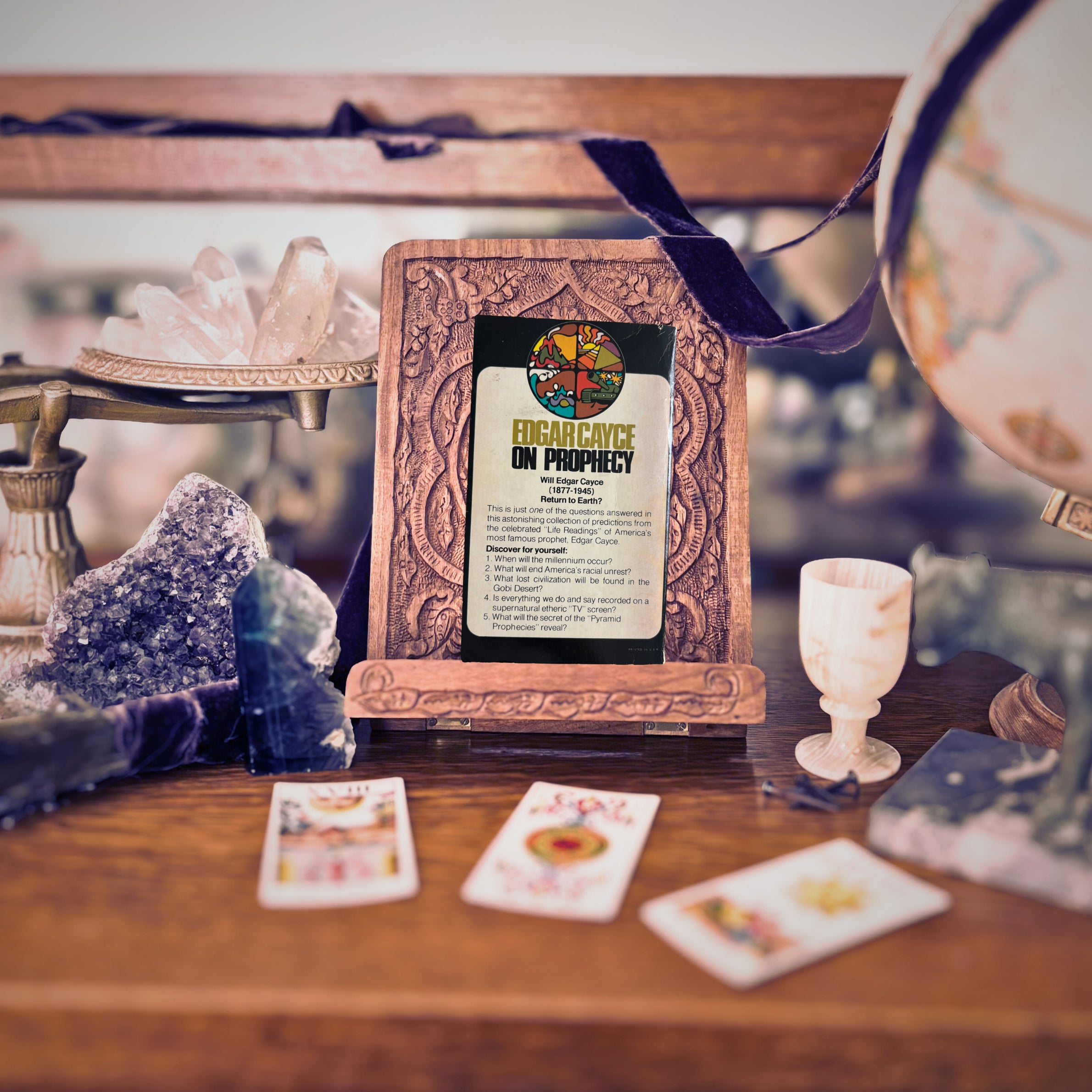 Edgar Cayce on Prophecy | Mary Ellen Carter | Pre-Owned-Haus of Darkness, Haus of Light