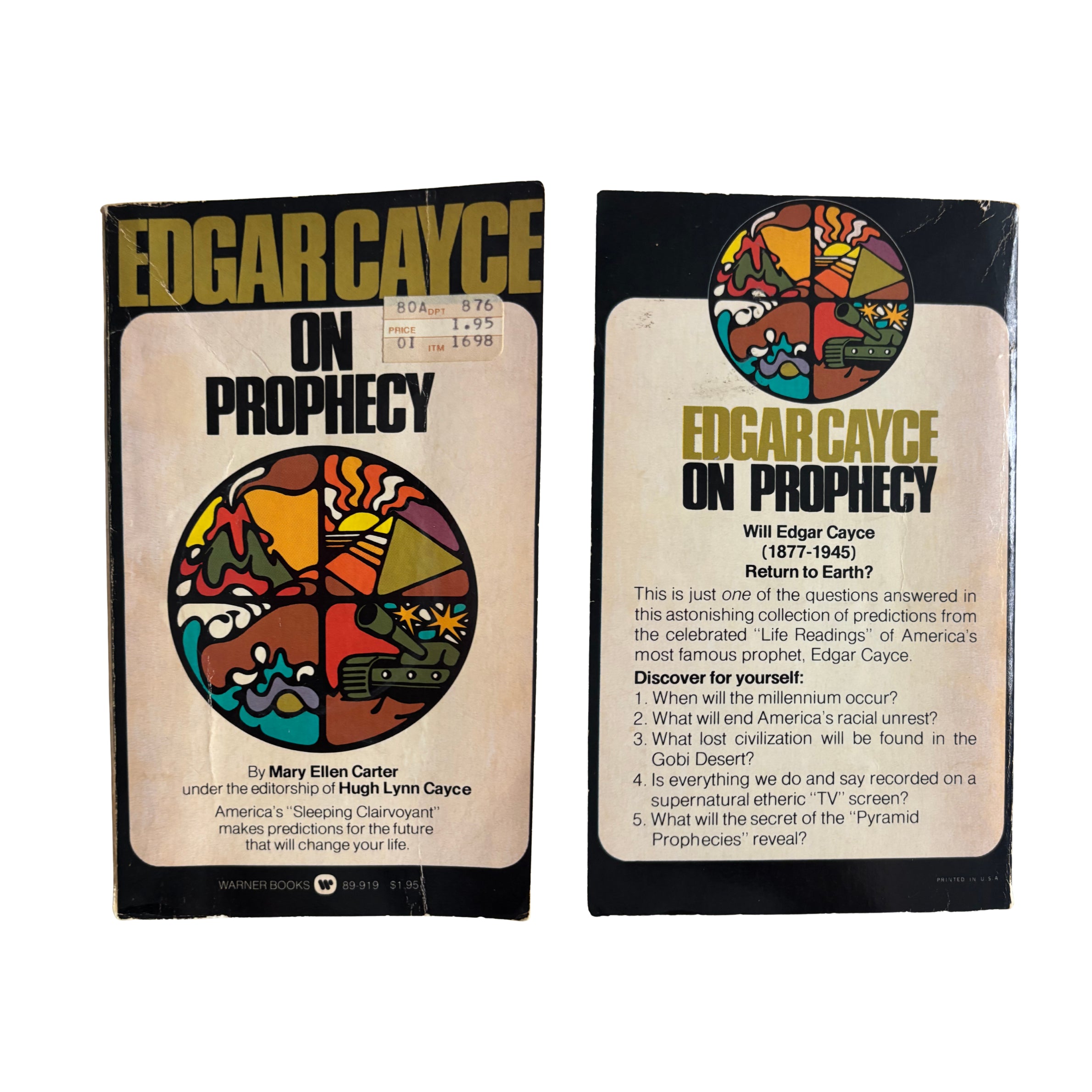 Edgar Cayce on Prophecy | Mary Ellen Carter | Pre-Owned-Haus of Darkness, Haus of Light
