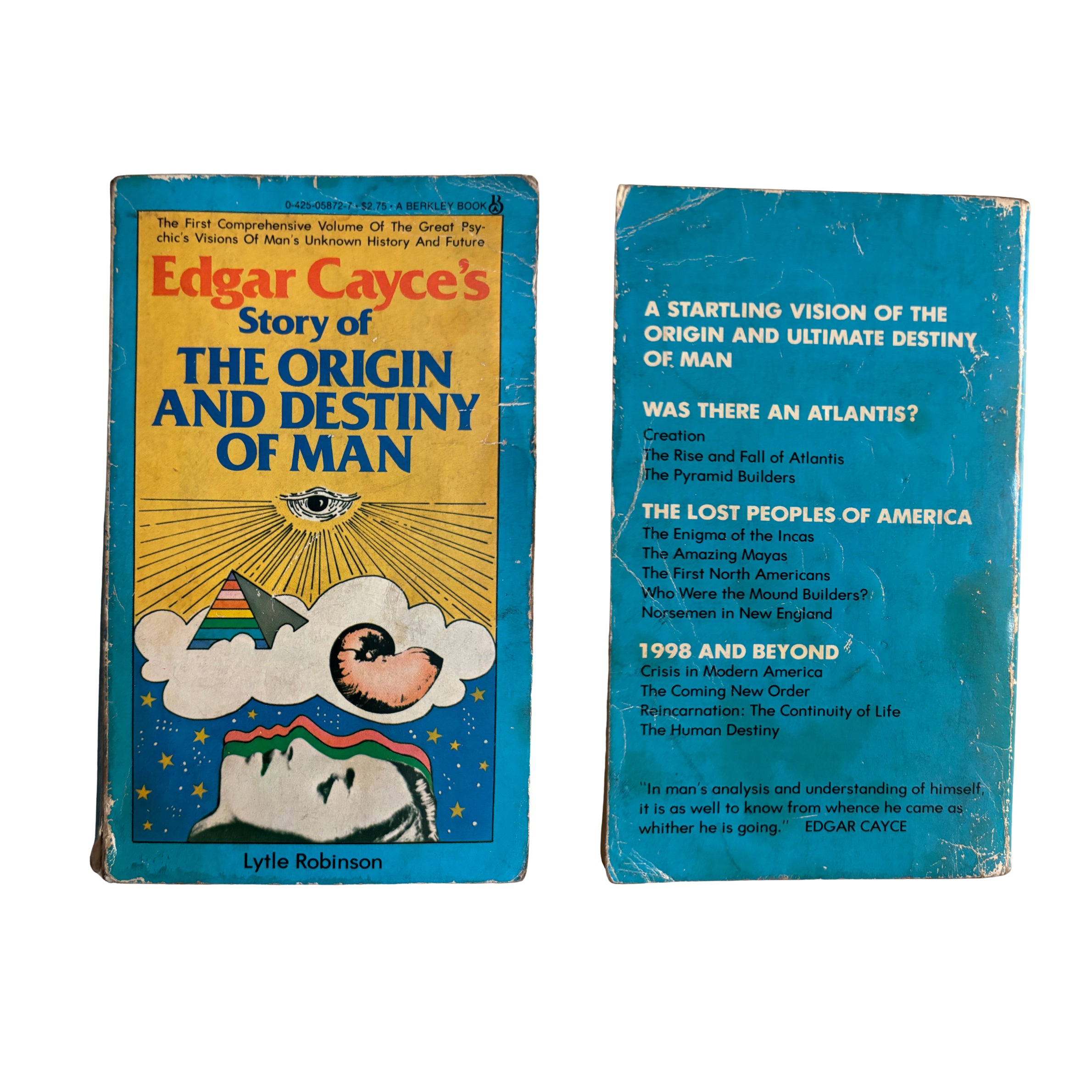 Edgar Cayce's The Story of the Origins and Destiny of Man | Lytle Robinson | 1976 | Pre-Owned-Haus of Darkness, Haus of Light