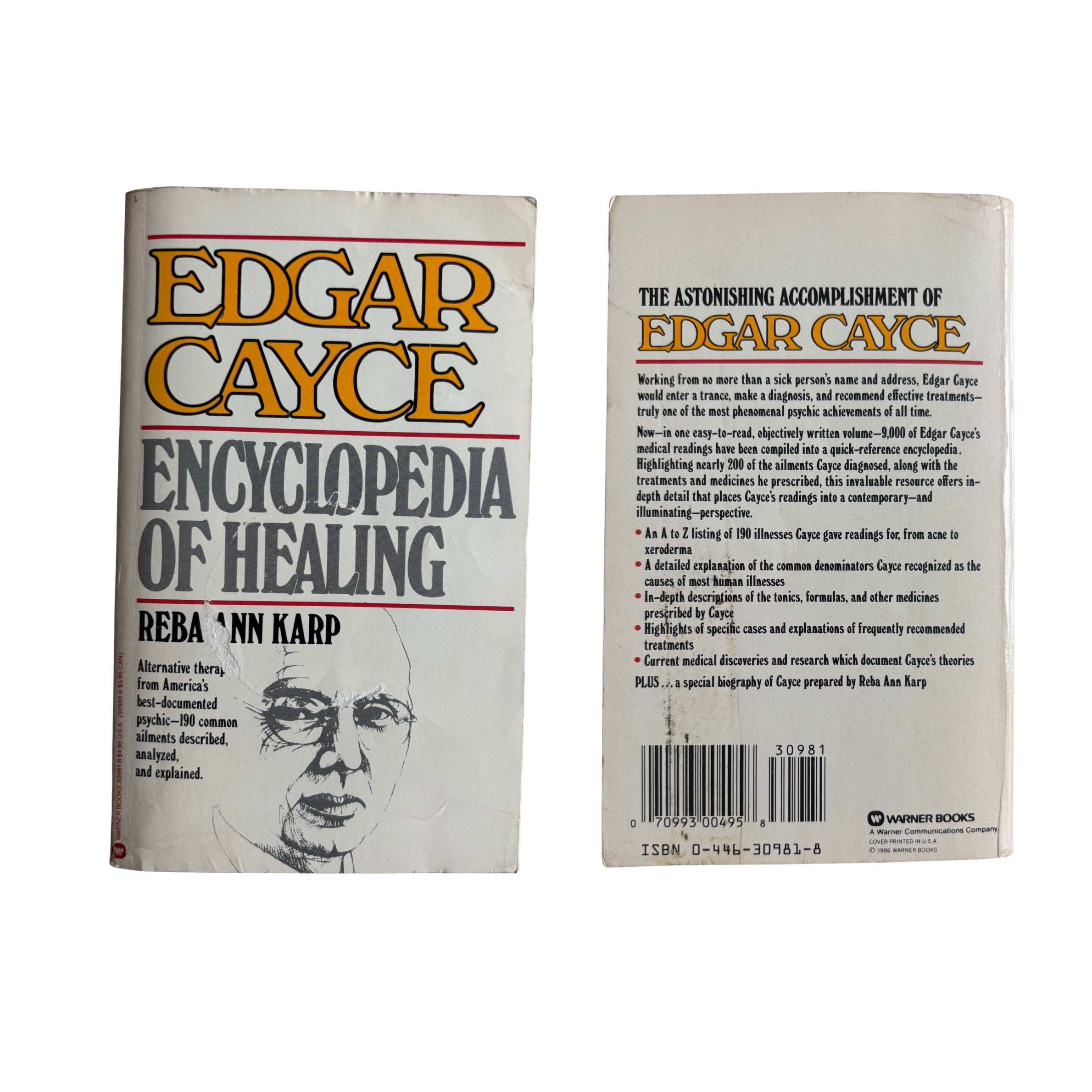 Edgar Cayce Encyclopedia of Healing | Reba Ann Karp | 1986 | Pre-Owned-Haus of Darkness, Haus of Light