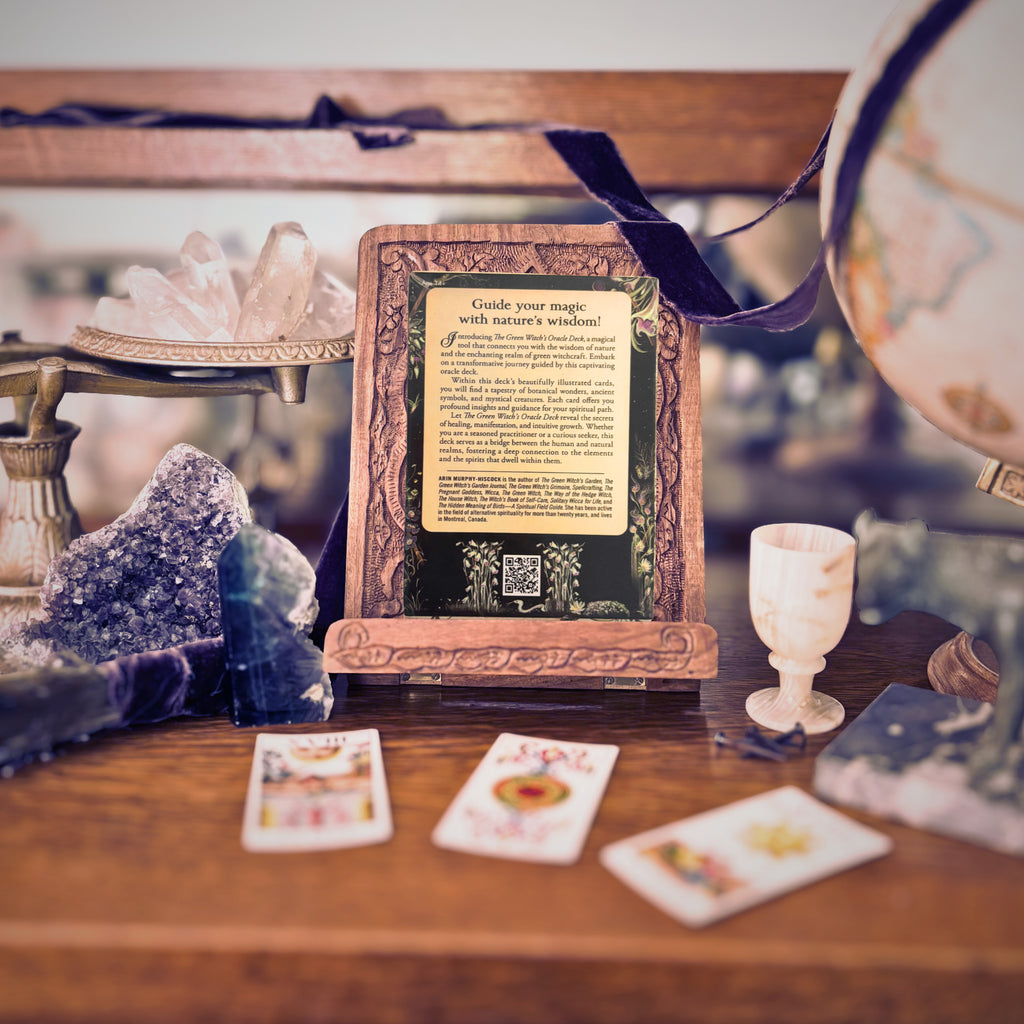 Green Witch Oracle Deck | Arin Murphy-Hiscock & Sara Richard | 2023 | Pre-Owned-Haus of Darkness, Haus of Light