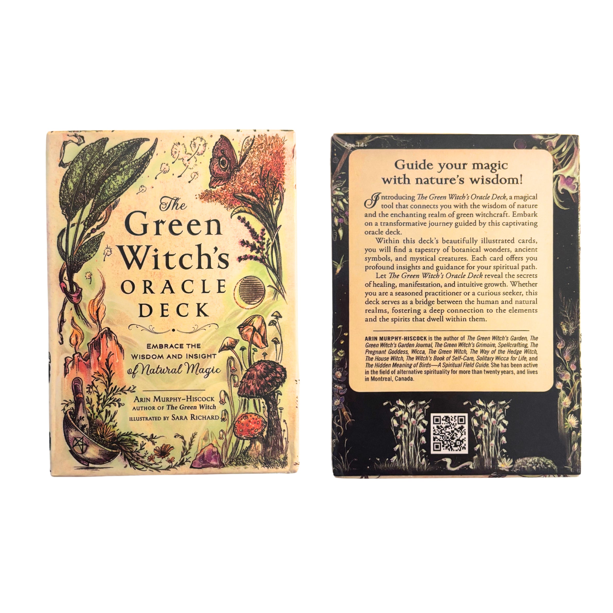 Green Witch Oracle Deck | Arin Murphy-Hiscock & Sara Richard | 2023 | Pre-Owned-Haus of Darkness, Haus of Light