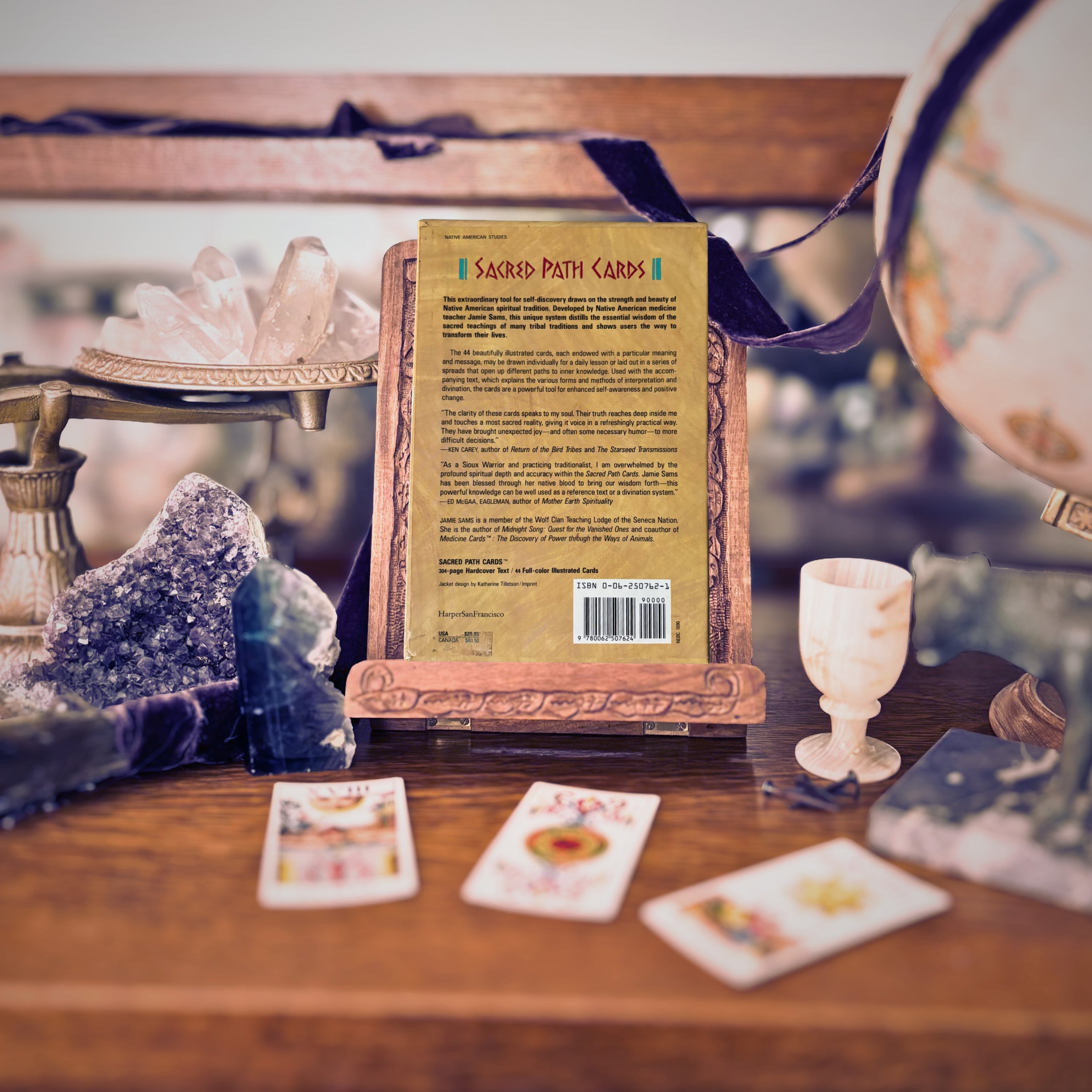 Sacred Path Cards: The Discovery of Self Through Native Teachings | Jamie Sams & Linda Childers | 1990 | Pre-Owned-Haus of Darkness, Haus of Light