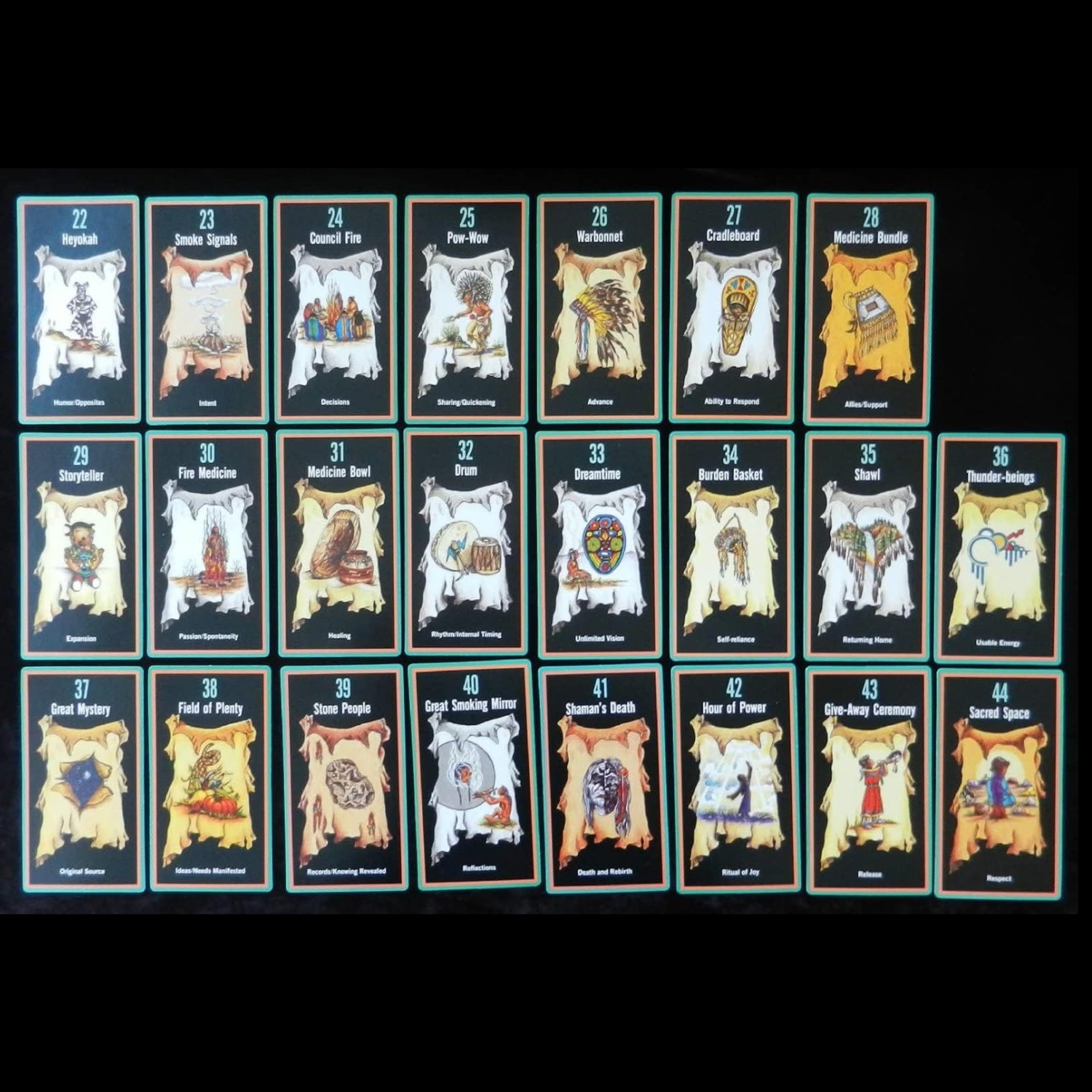 Sacred Path Cards: The Discovery of Self Through Native Teachings | Jamie Sams & Linda Childers | 1990 | Pre-Owned-Haus of Darkness, Haus of Light